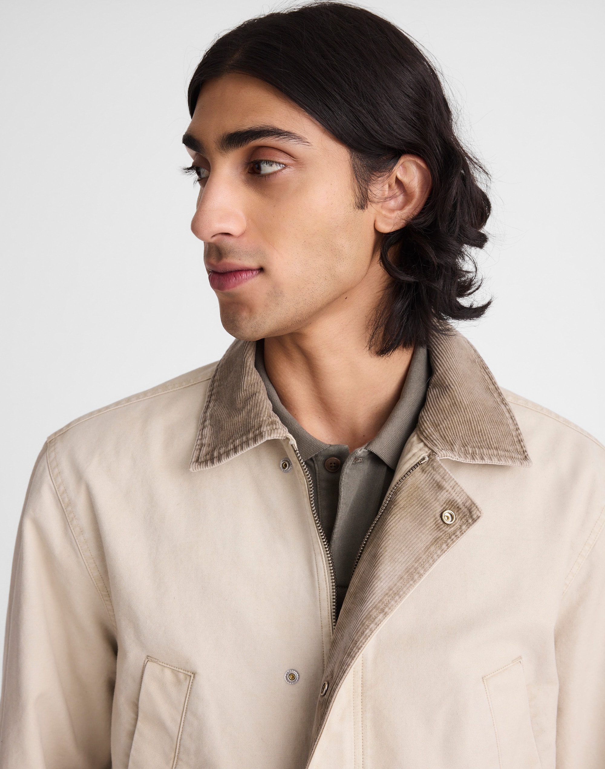 Field Jacket in Cotton Canvas