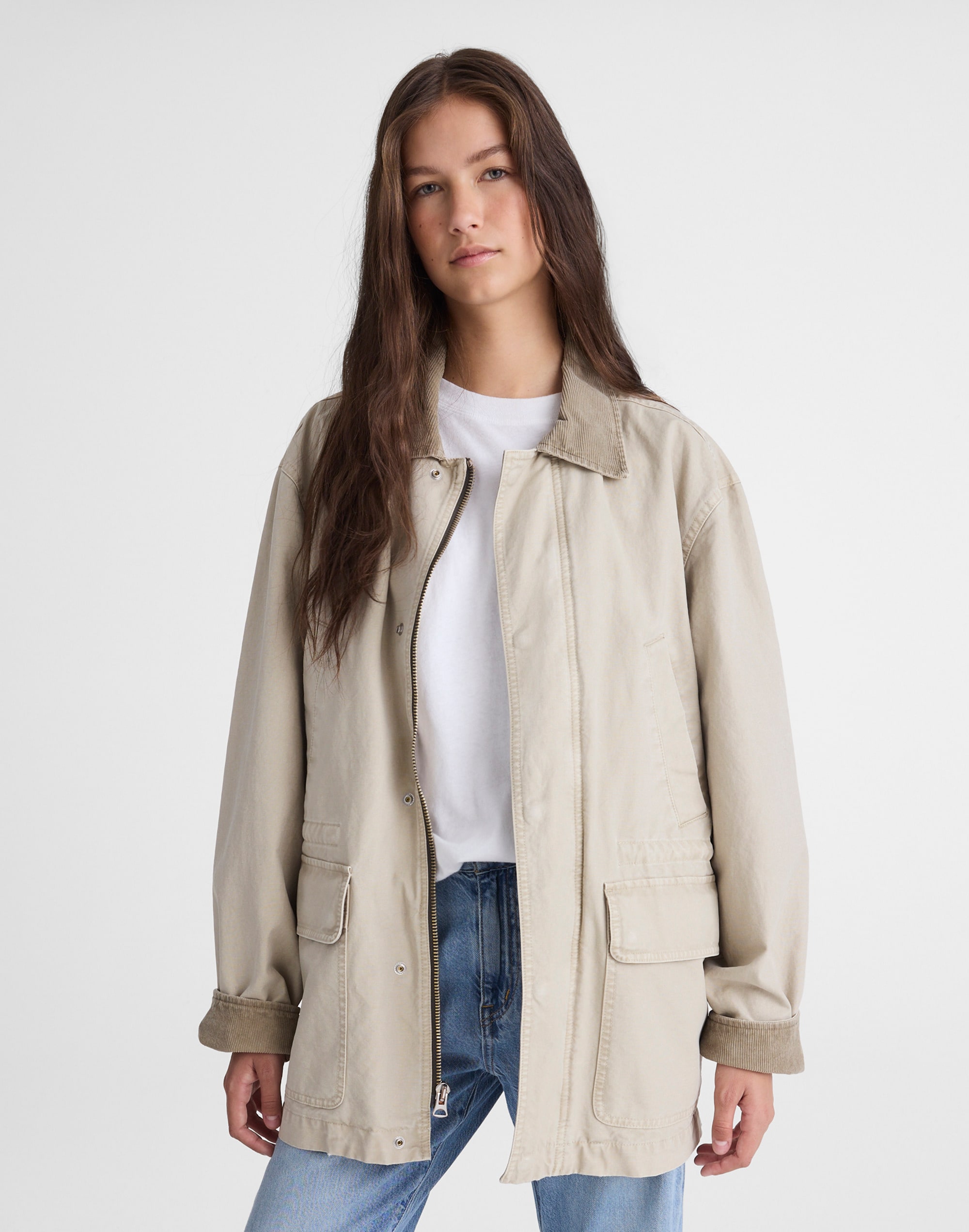 Field Jacket in Cotton Canvas