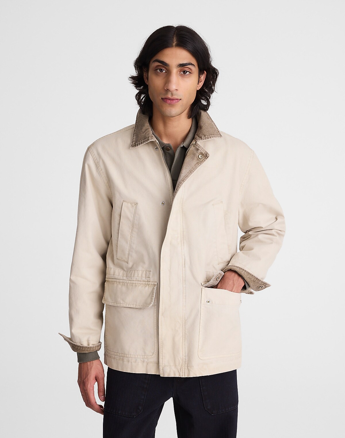 Field Jacket in Cotton Canvas