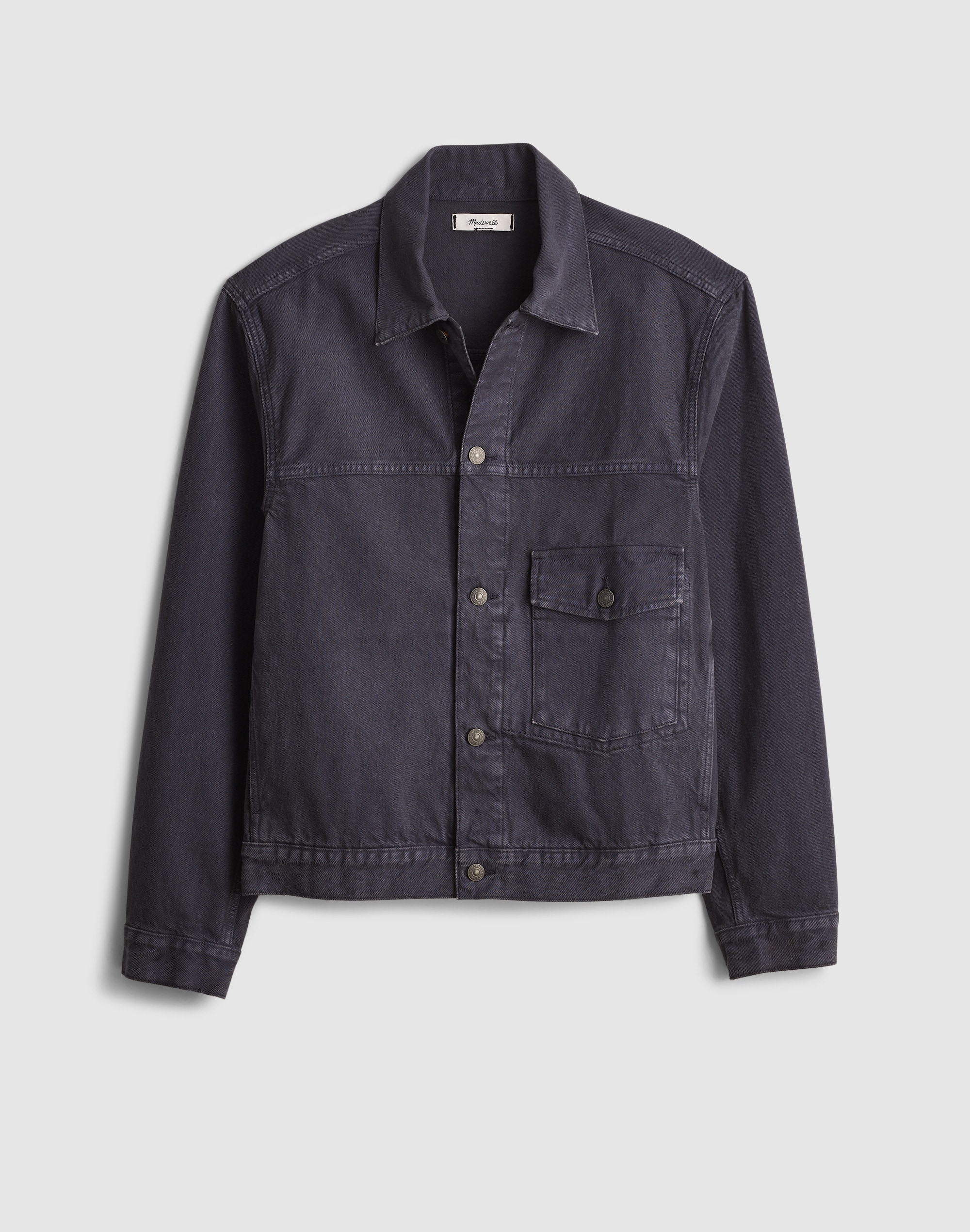 Denim Single-Pocket Jacket