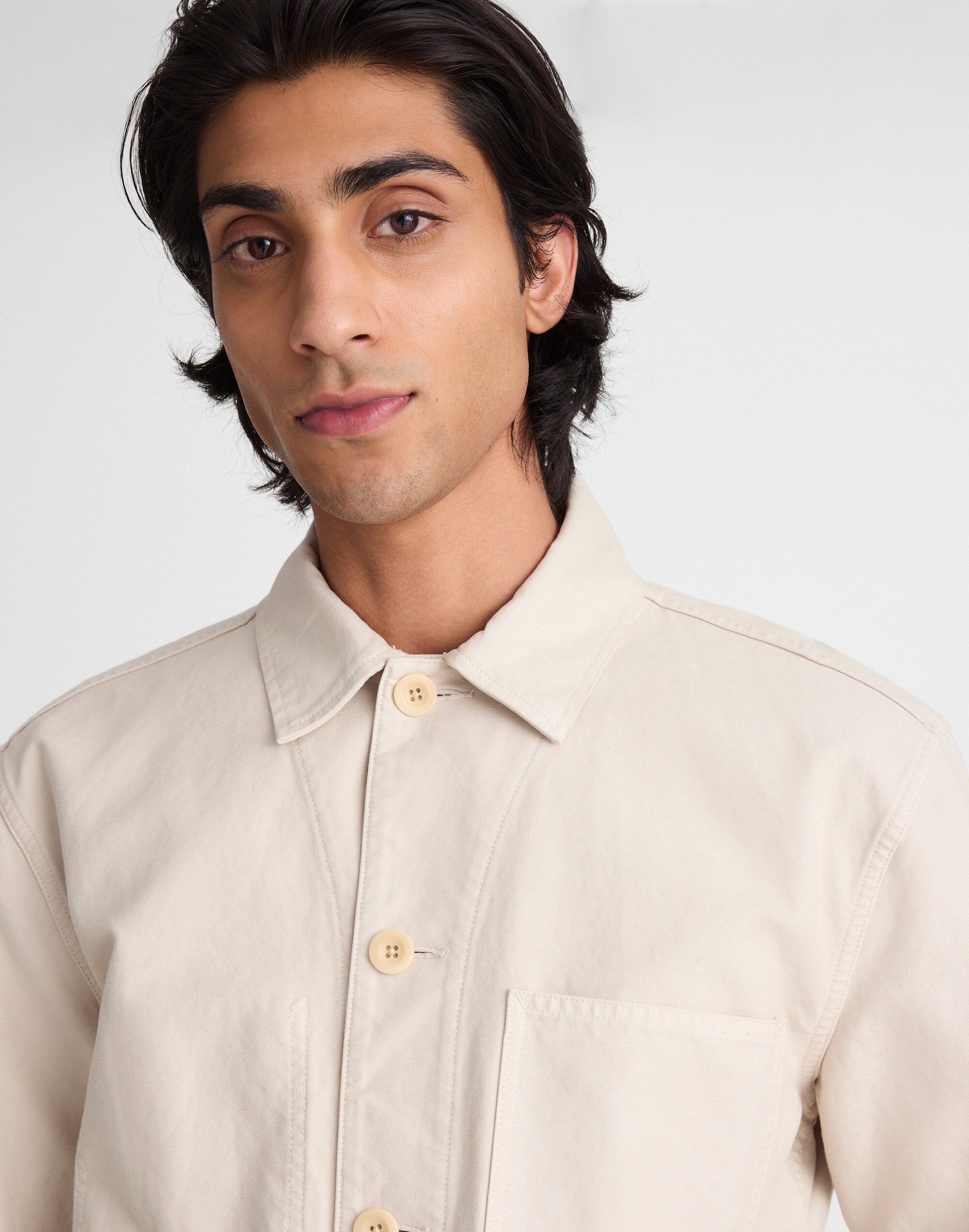 Chore Jacket in Reverse Sateen