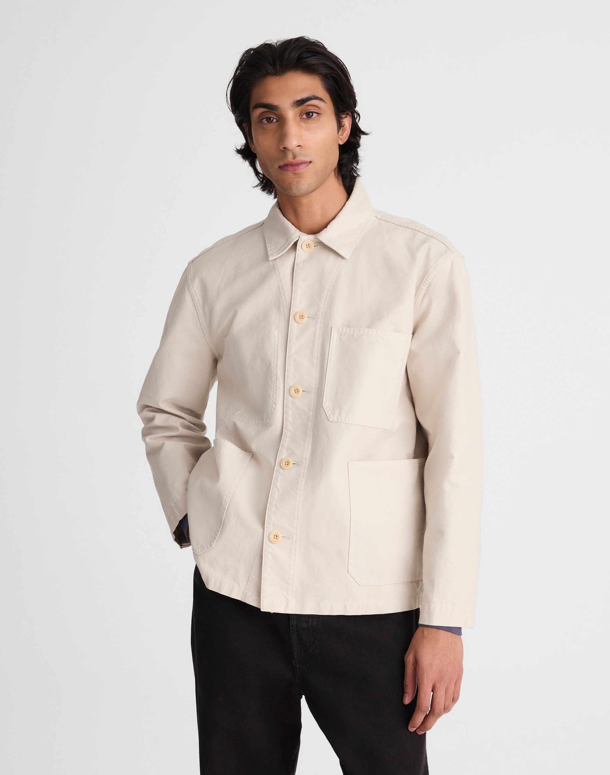 Chore Jacket in Reverse Sateen