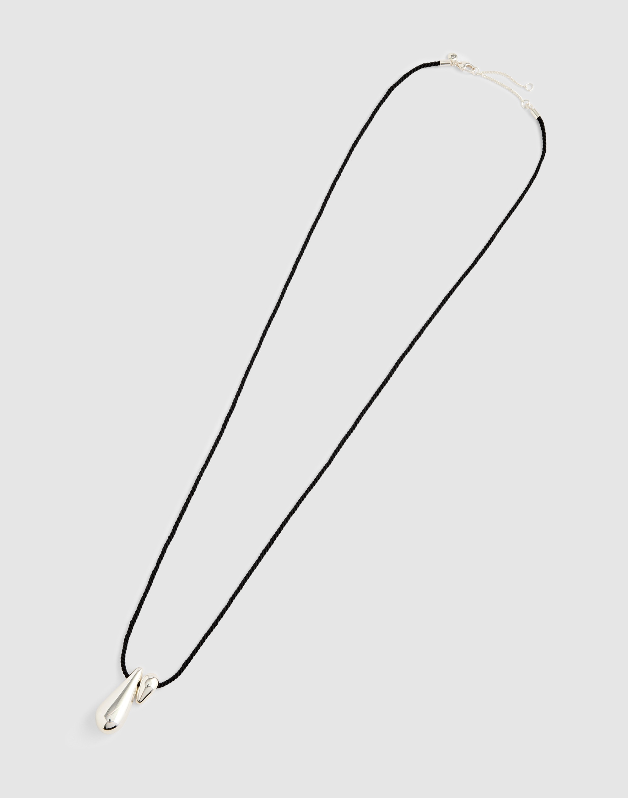 Double Droplet Pendant Necklace