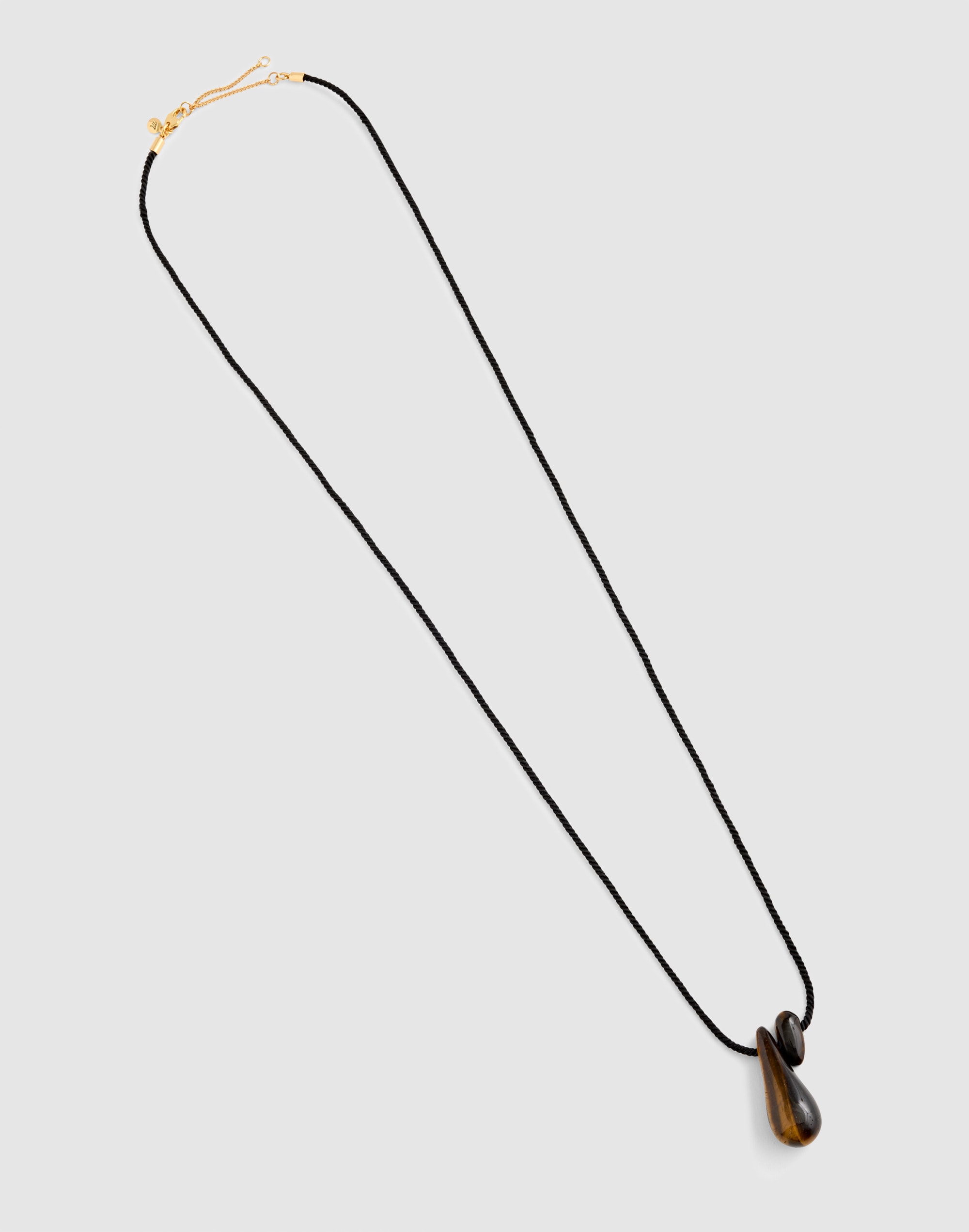 Double Droplet Pendant Necklace