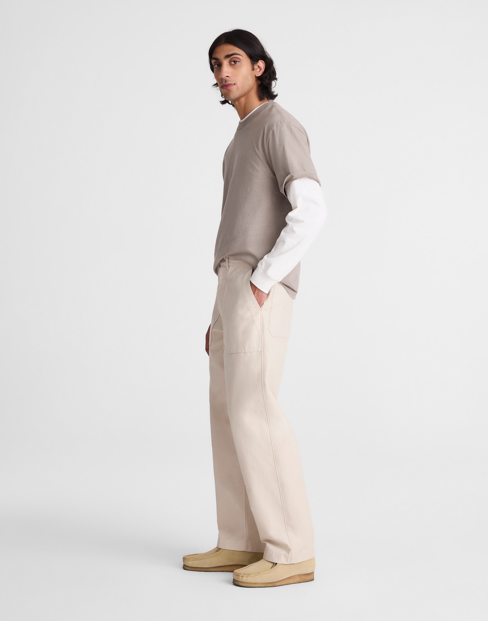Fatigue Pants in Reverse Sateen