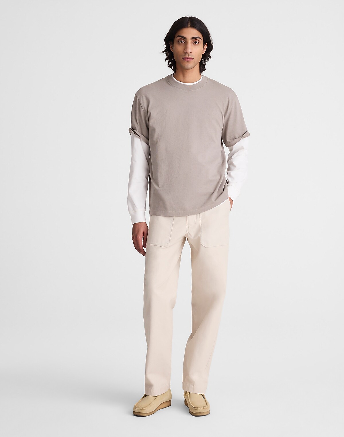 Fatigue Pants in Reverse Sateen