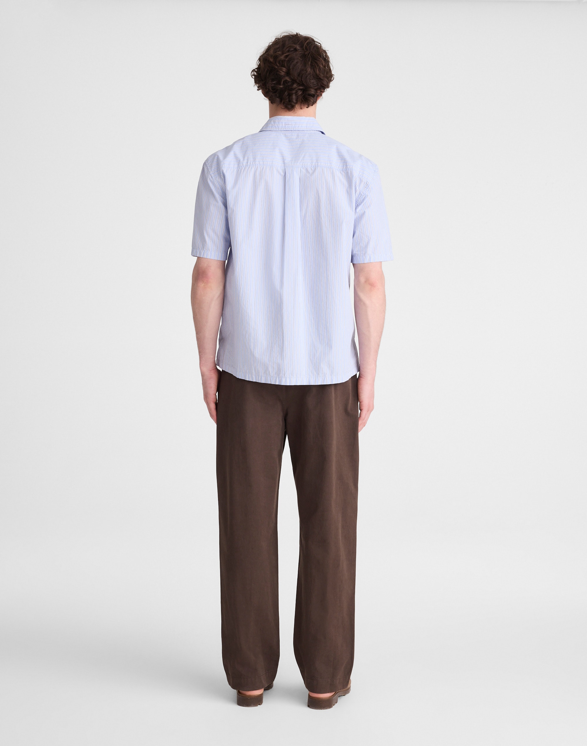 Pleated Chino Pants in Uniform Twill