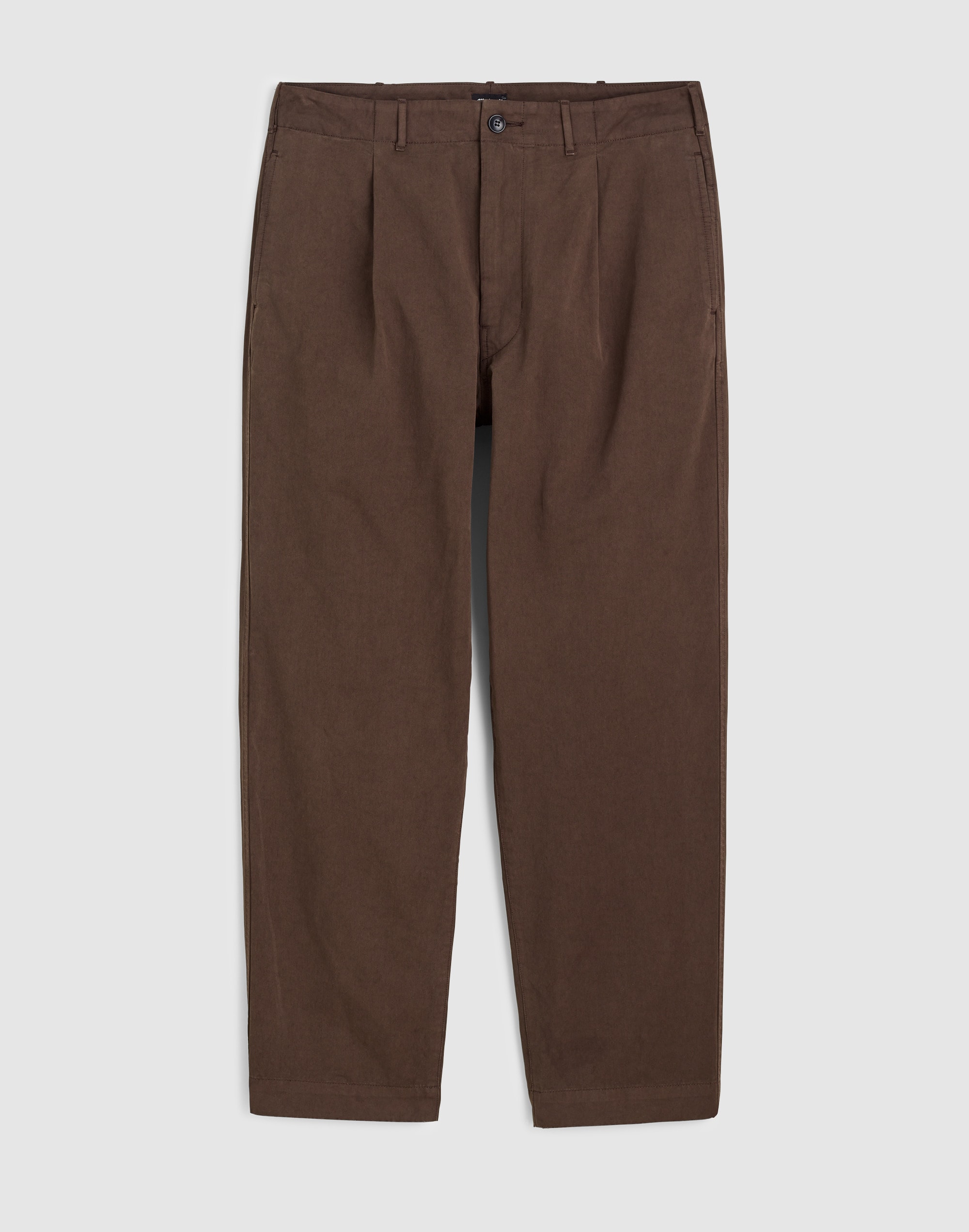 Pleated Chino Pants in Uniform Twill