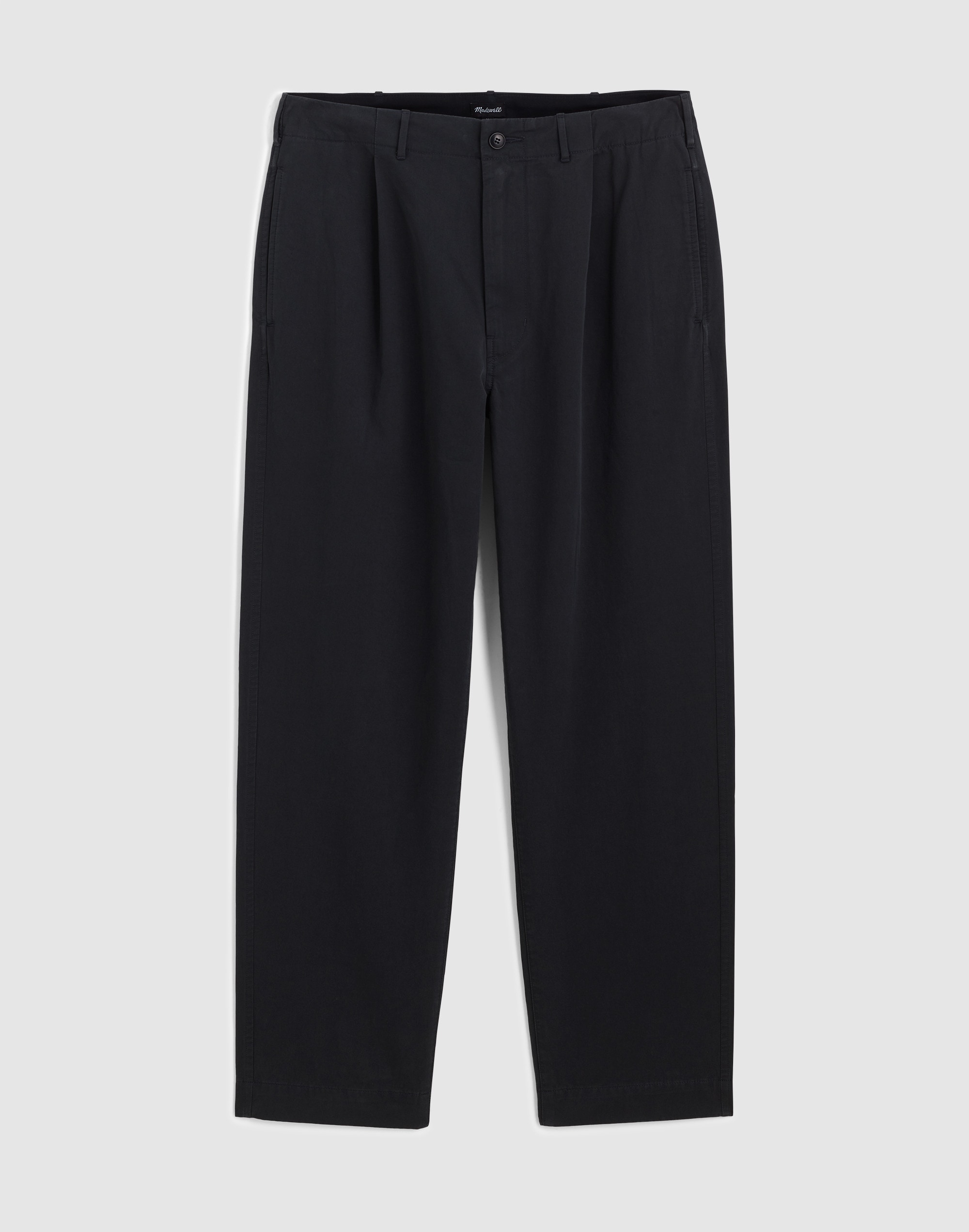 Pleated Chino Pants in Uniform Twill