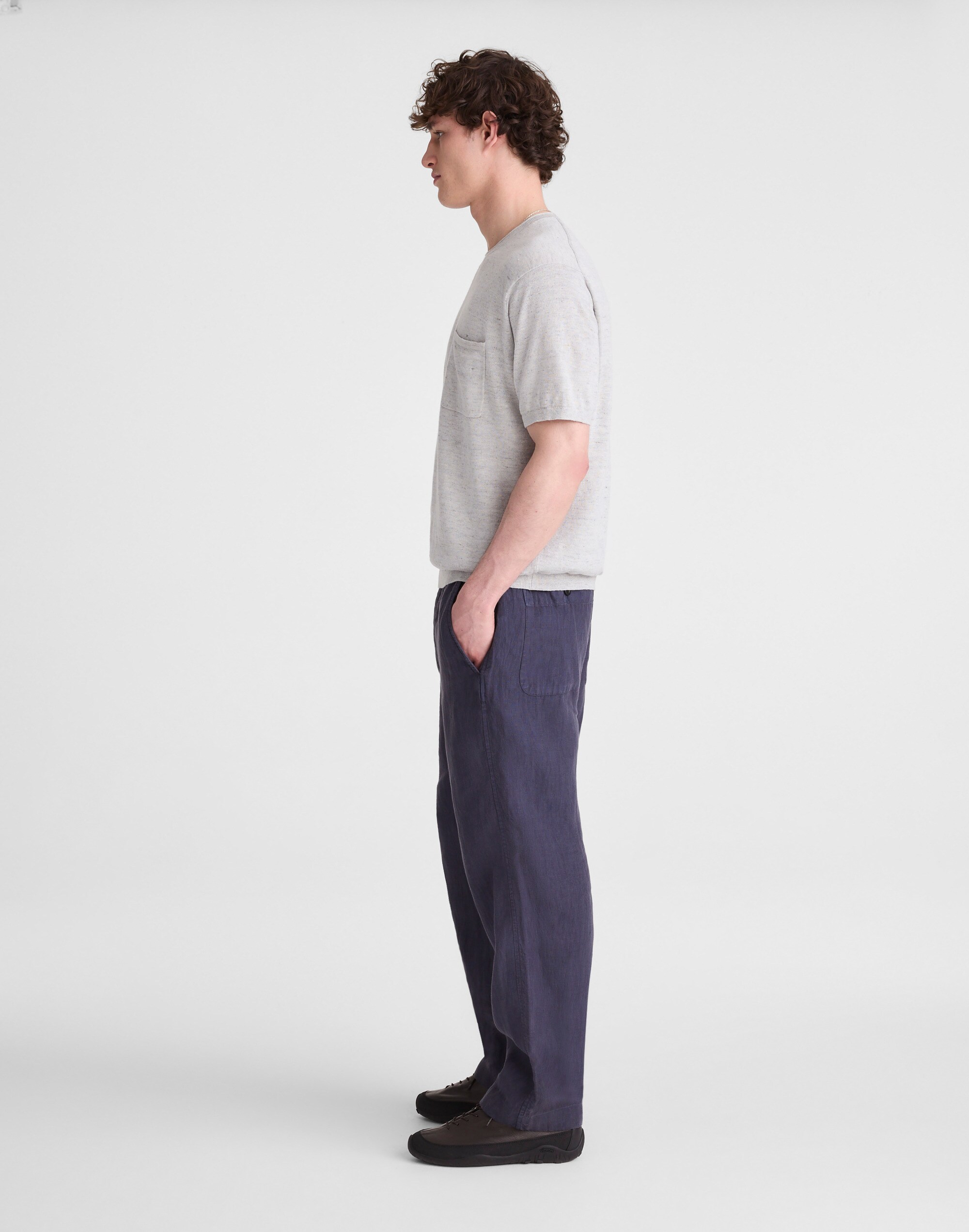 Pull-On Pant in Linen
