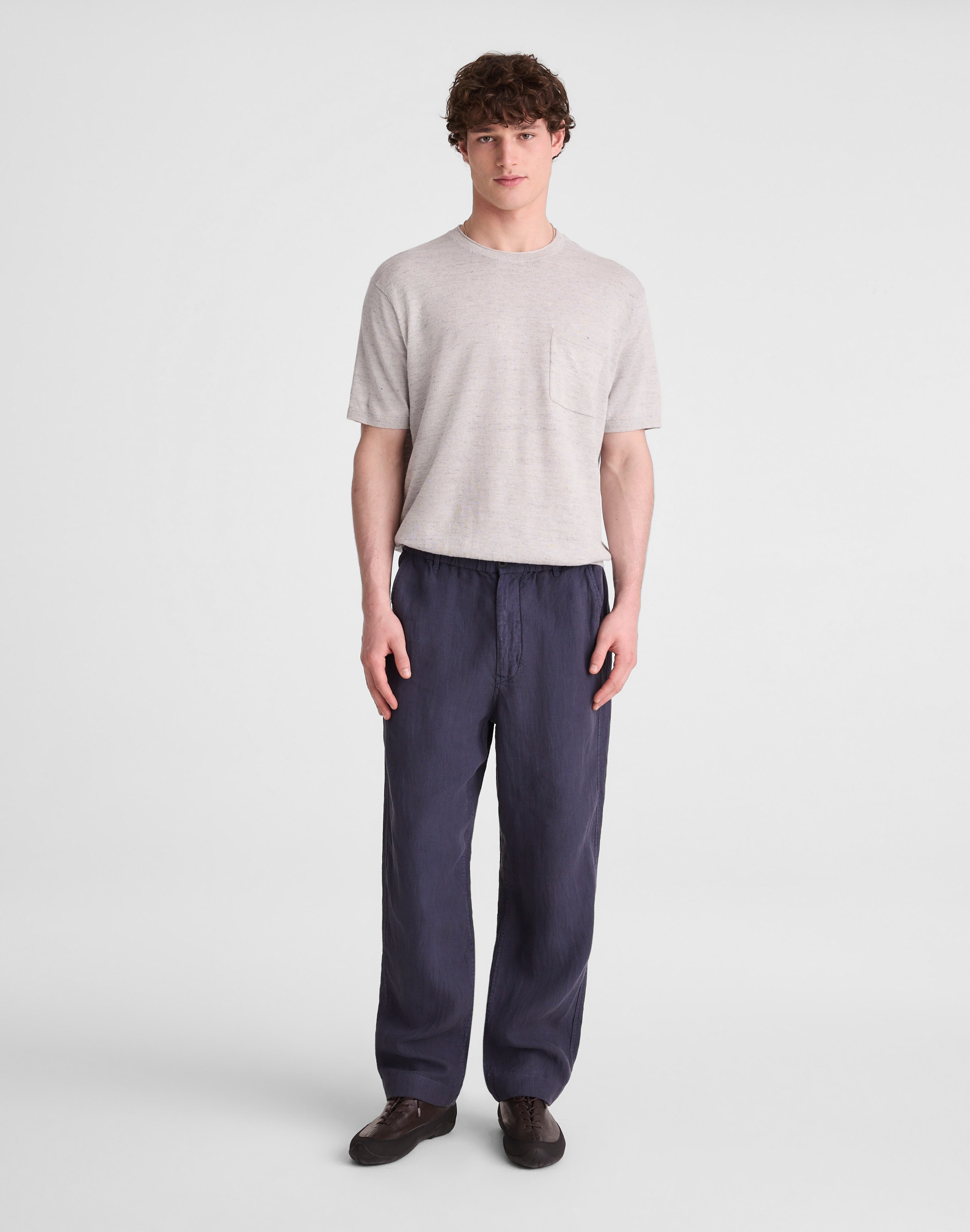Pull-On Pant in Linen