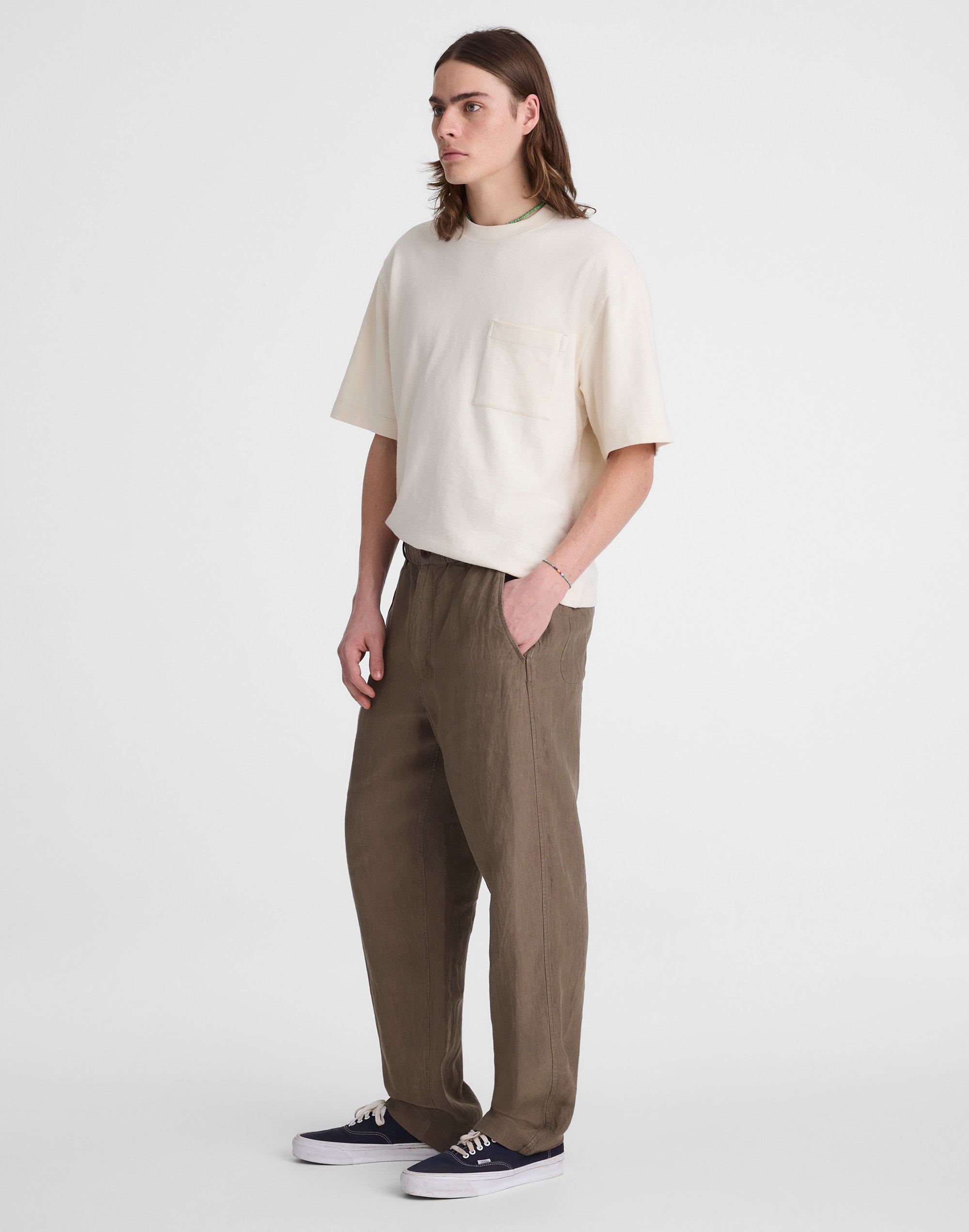 Pull-On Pant in Linen