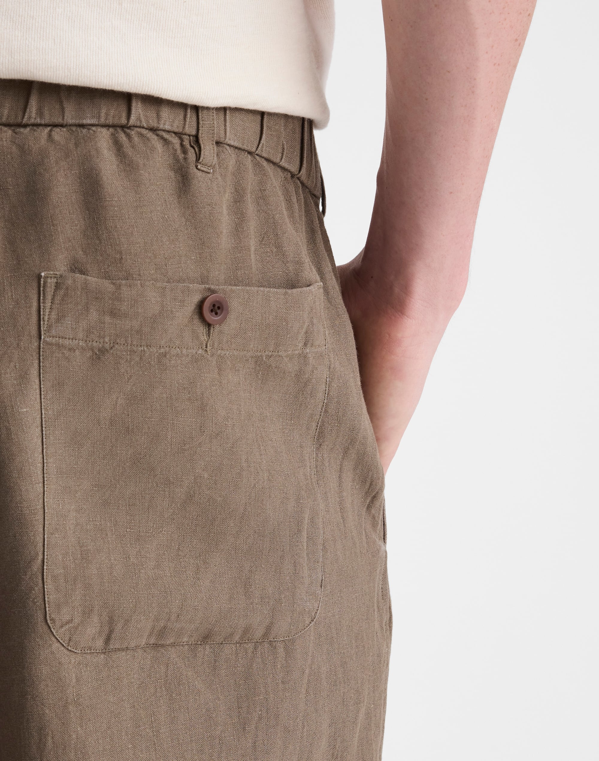 Pull-On Pant in Linen