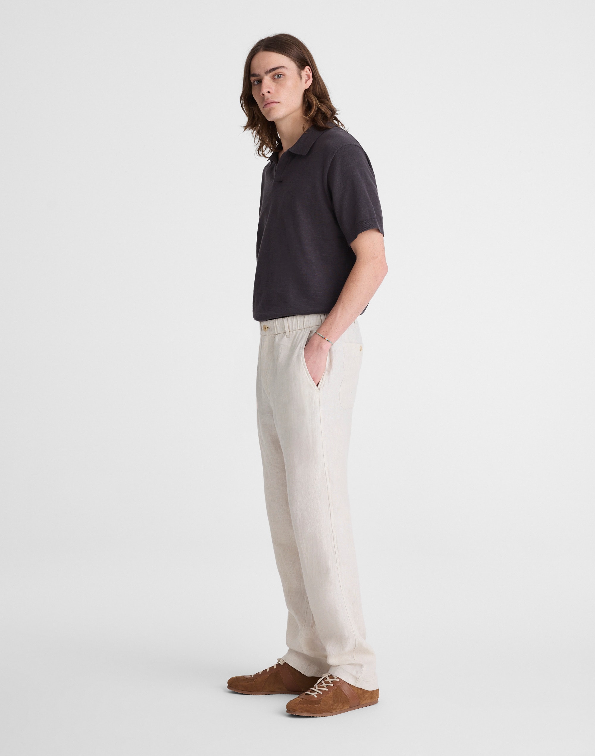 Pull-On Pant in Linen