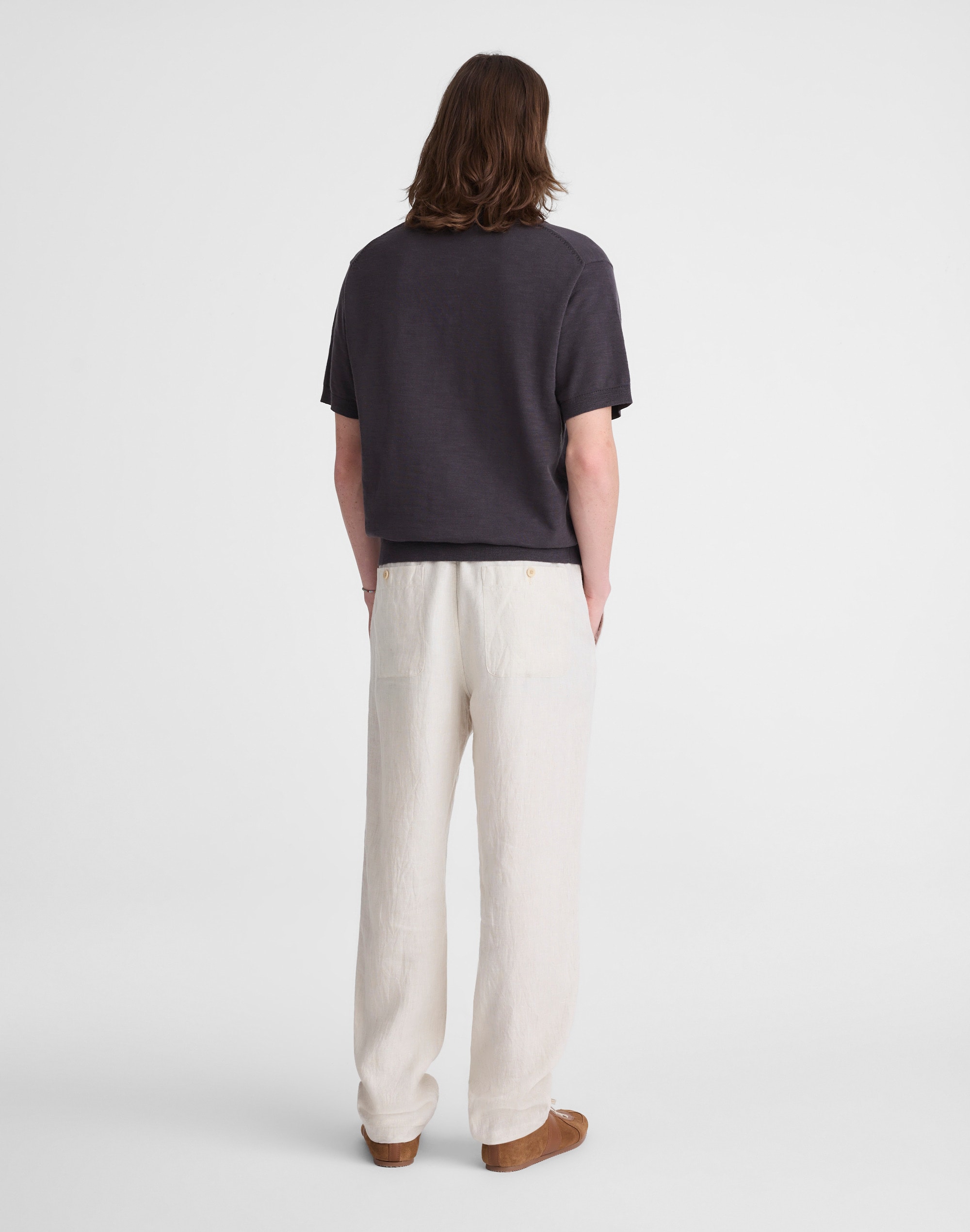 Pull-On Pant in Linen