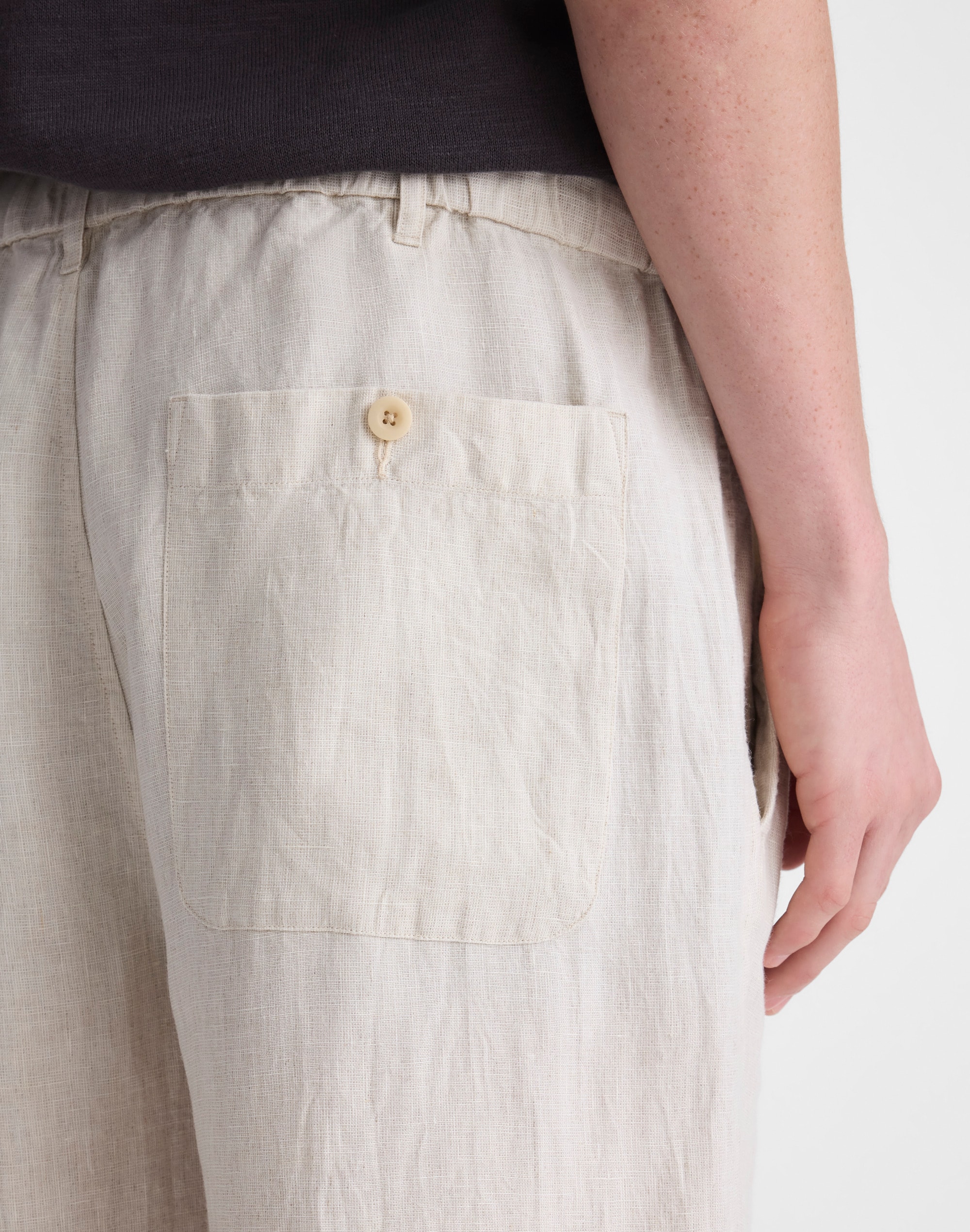 Pull-On Pant in Linen