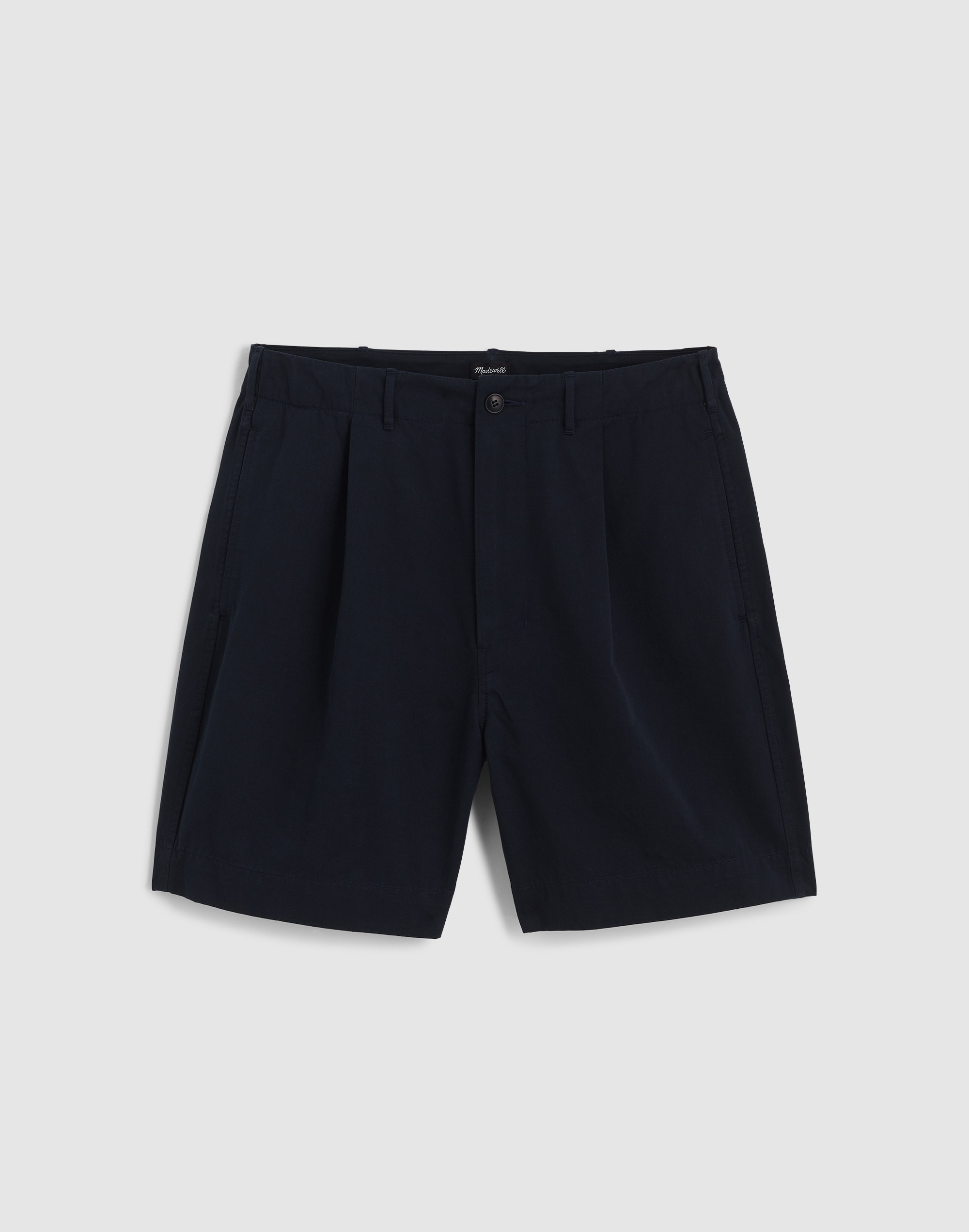 Pleated Chino Shorts in Uniform Twill
