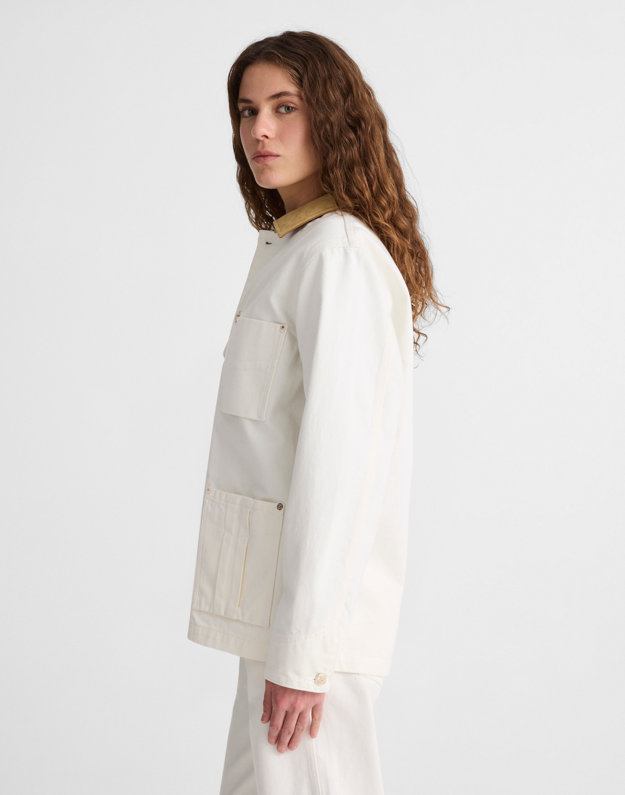 Madewell x Benjamin Talley Smith The Fairview Barn Jacket in Chalk Wash