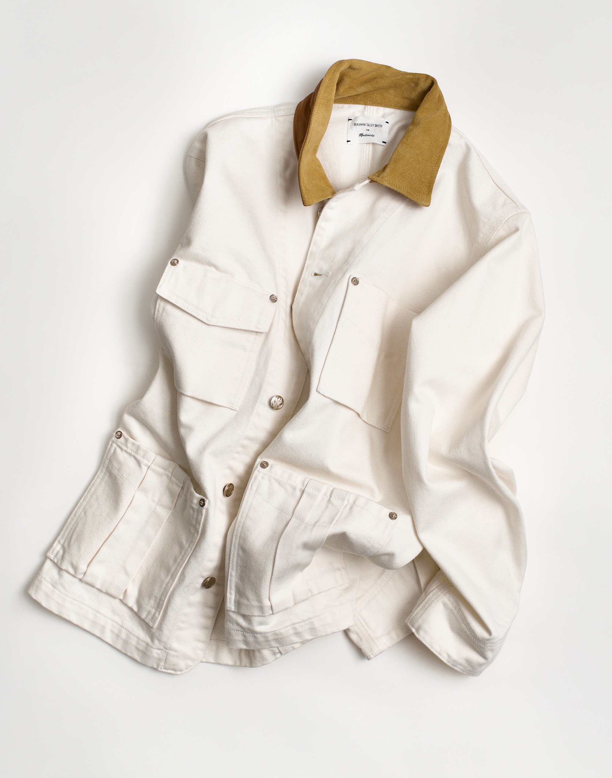 Madewell x Benjamin Talley Smith The Fairview Barn Jacket in Chalk Wash