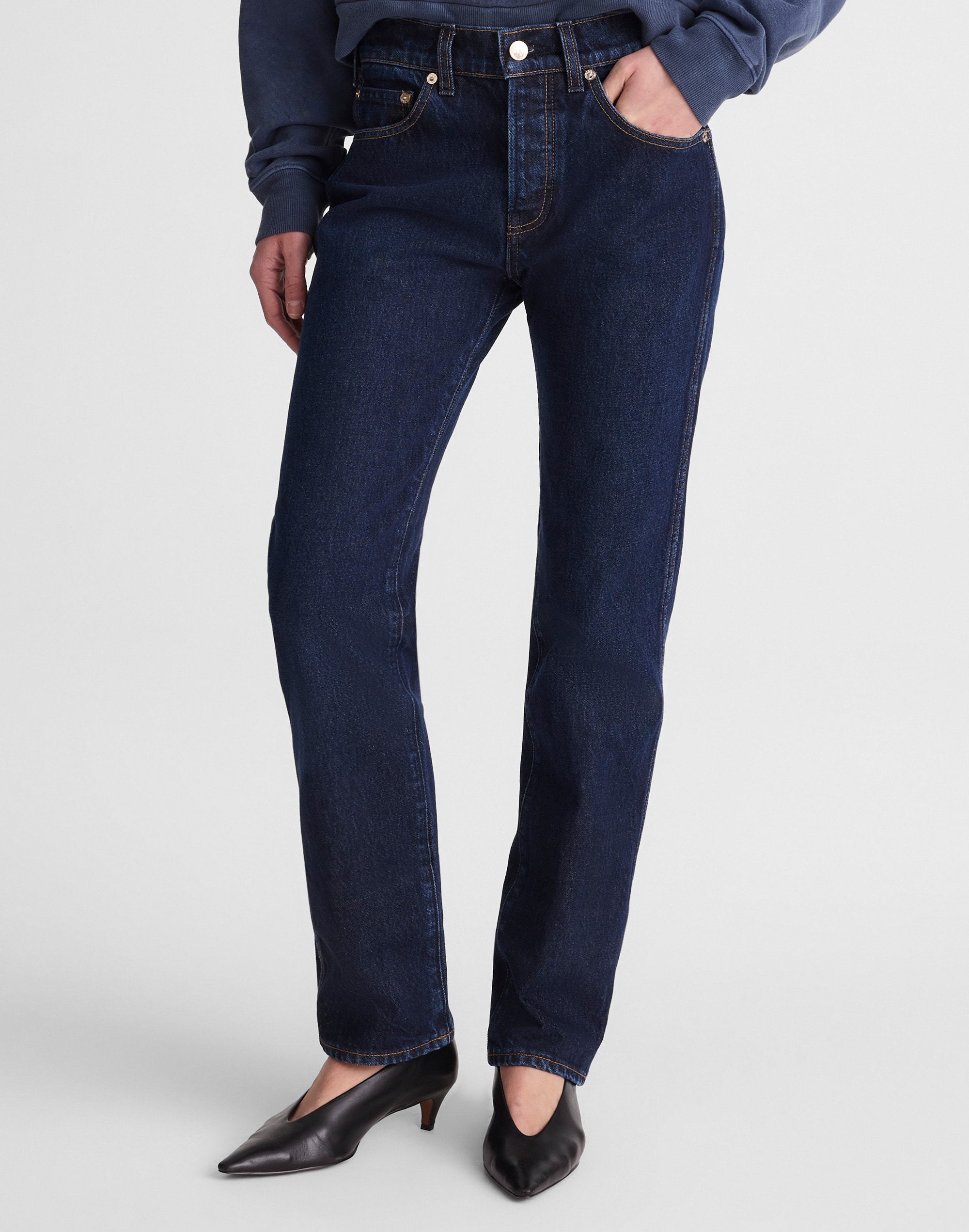 Madewell x Benjamin Talley Smith The Putney Mid-Rise Straight Jean