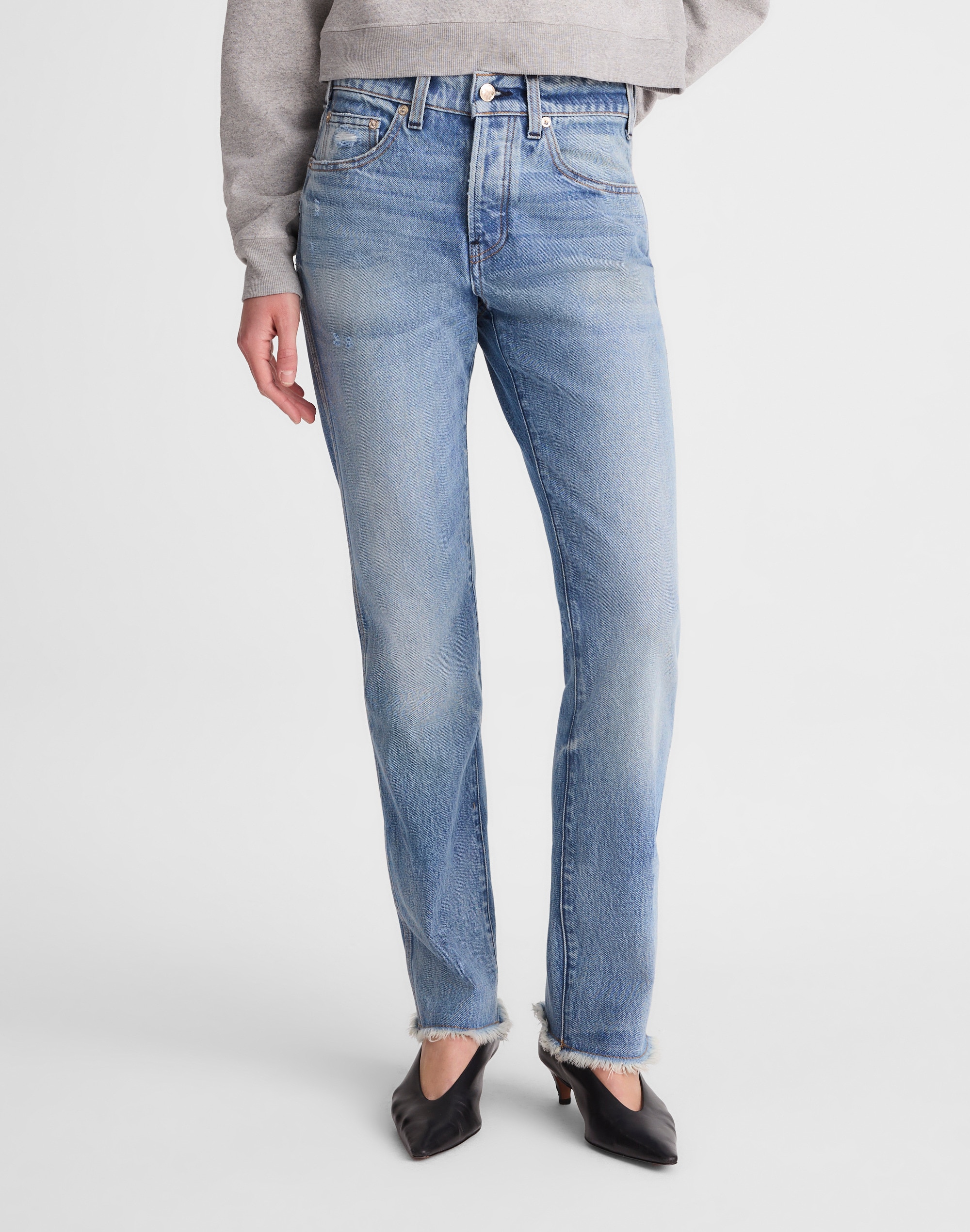 Madewell x Benjamin Talley Smith The Putney Mid-Rise Straight Jean