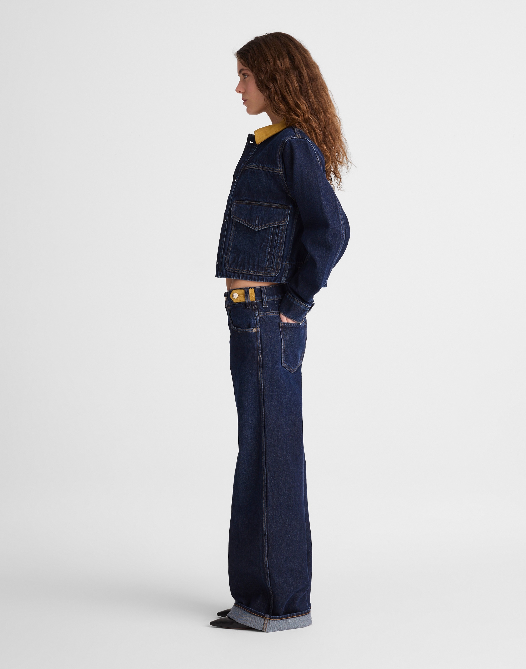 Madewell x Benjamin Talley Smith The Coolidge Low-Rise Wide-Leg Jean