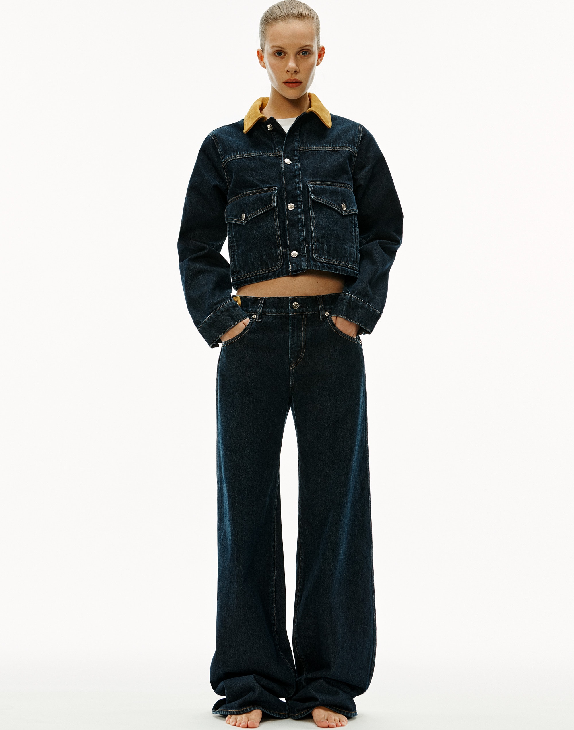 Madewell x Benjamin Talley Smith The Coolidge Low-Rise Wide-Leg Jean