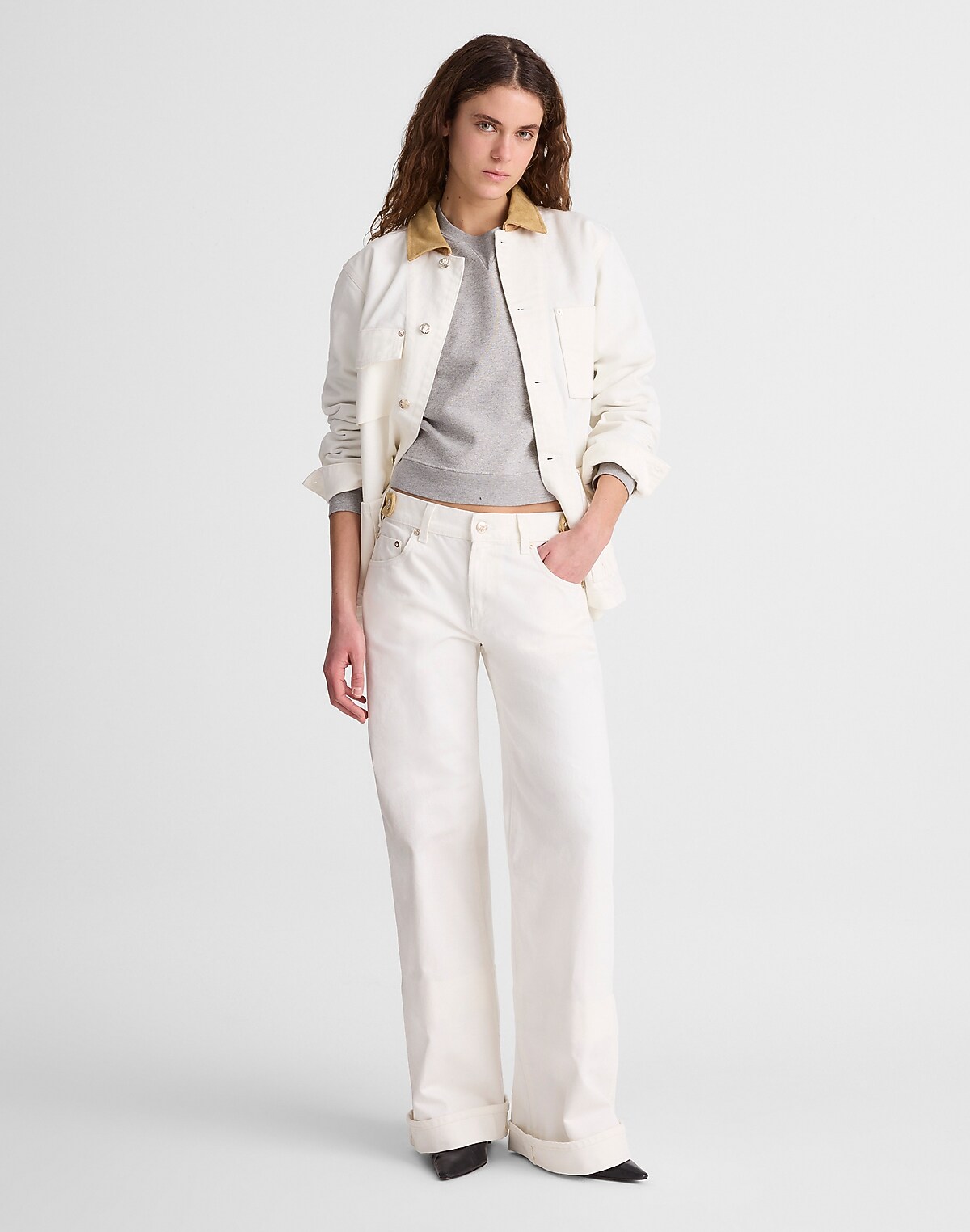 Madewell x Benjamin Talley Smith The Coolidge Low-Rise Wide-Leg Jean