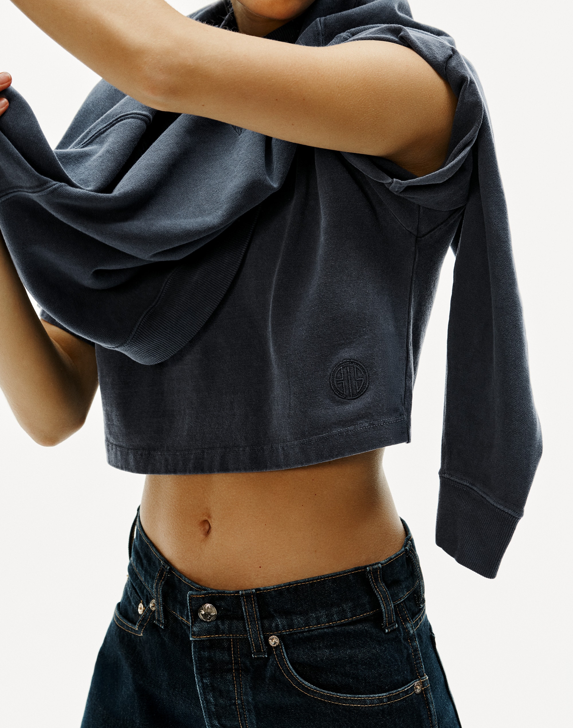 Madewell x Benjamin Talley Smith The Sullivan Boxy Crop Tee