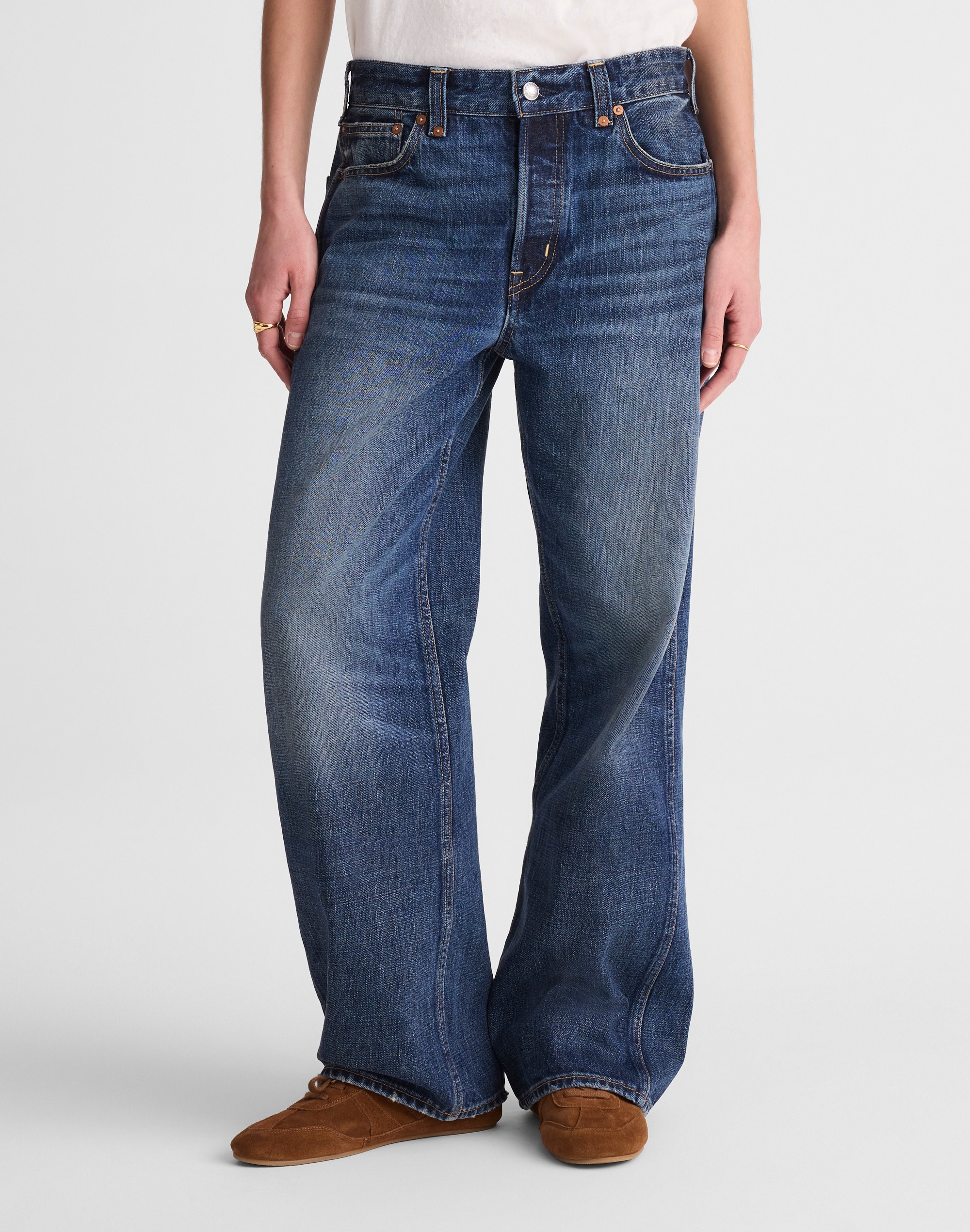 Madewell x Kaihara Denim Low-Slung Baggy Jeans