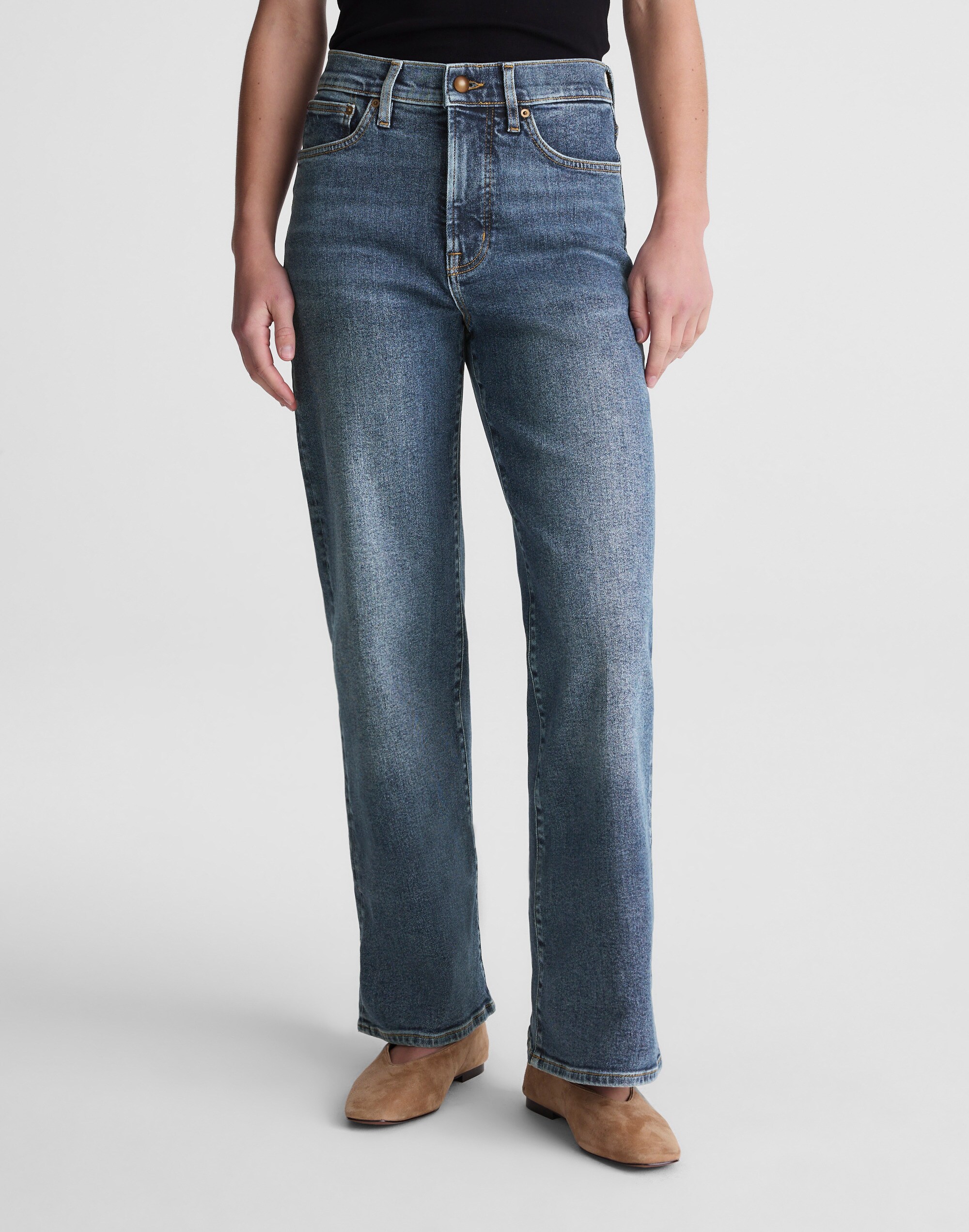 Tall Circular Wide-Leg Jean