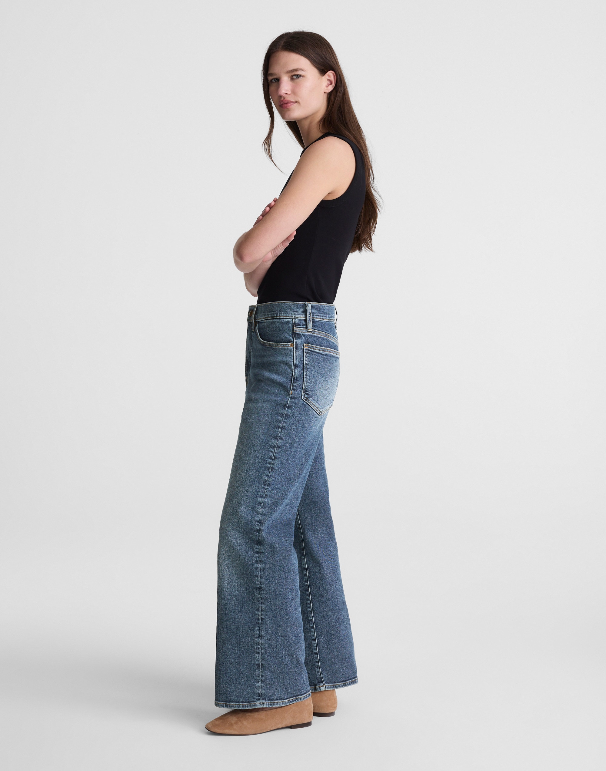 Circular Wide-Leg Jean