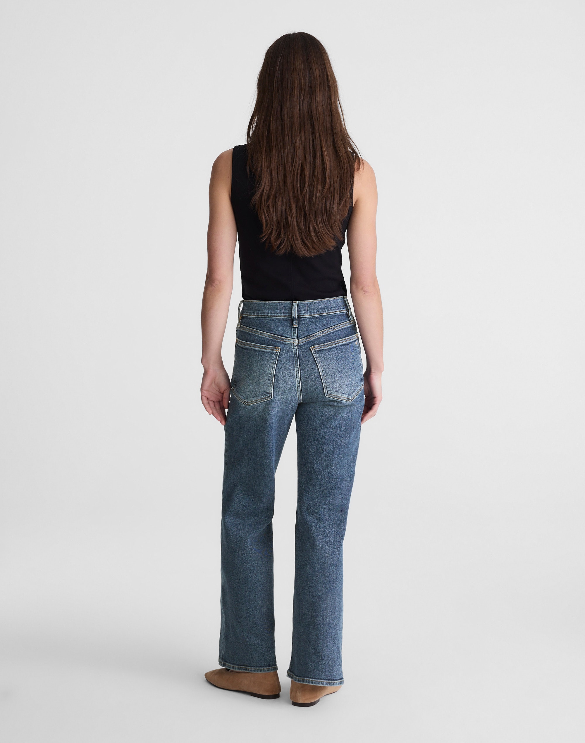 Tall Circular Wide-Leg Jean
