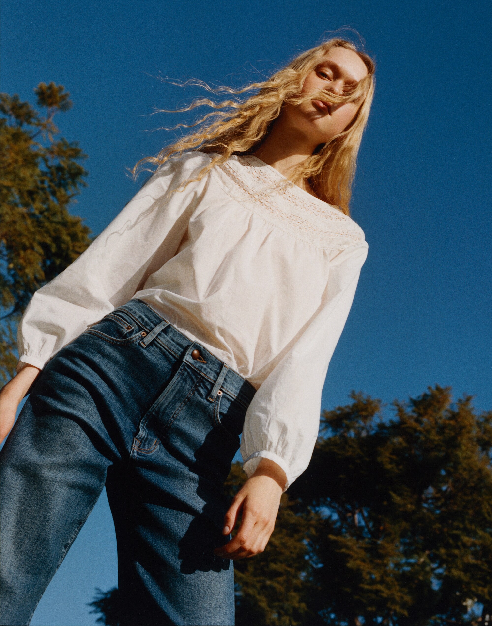 Circular Wide-Leg Jean