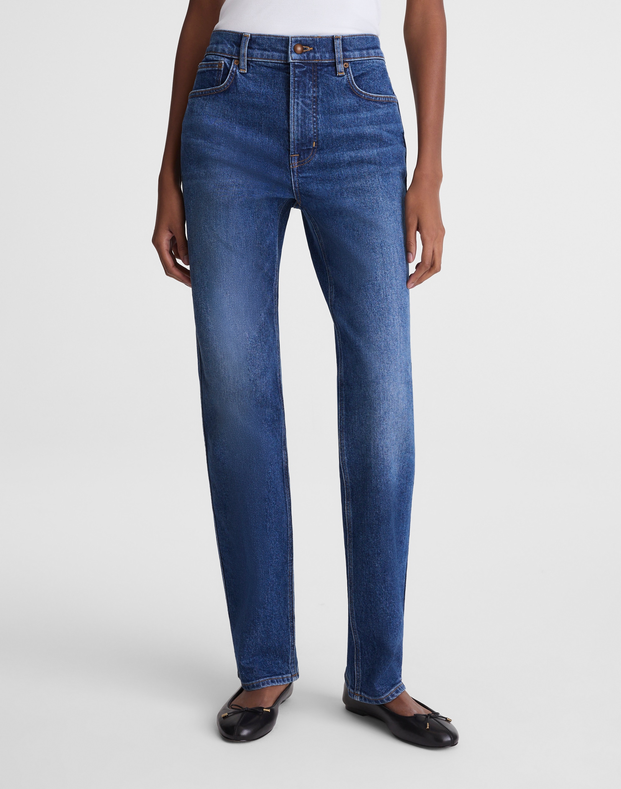 Circular Longline Straight Jean
