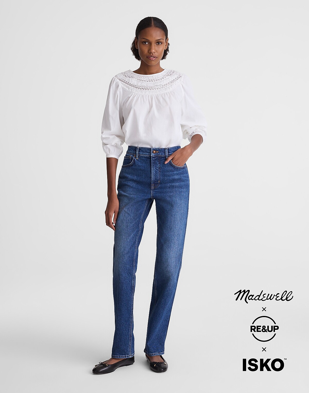 Circular Longline Straight Jean