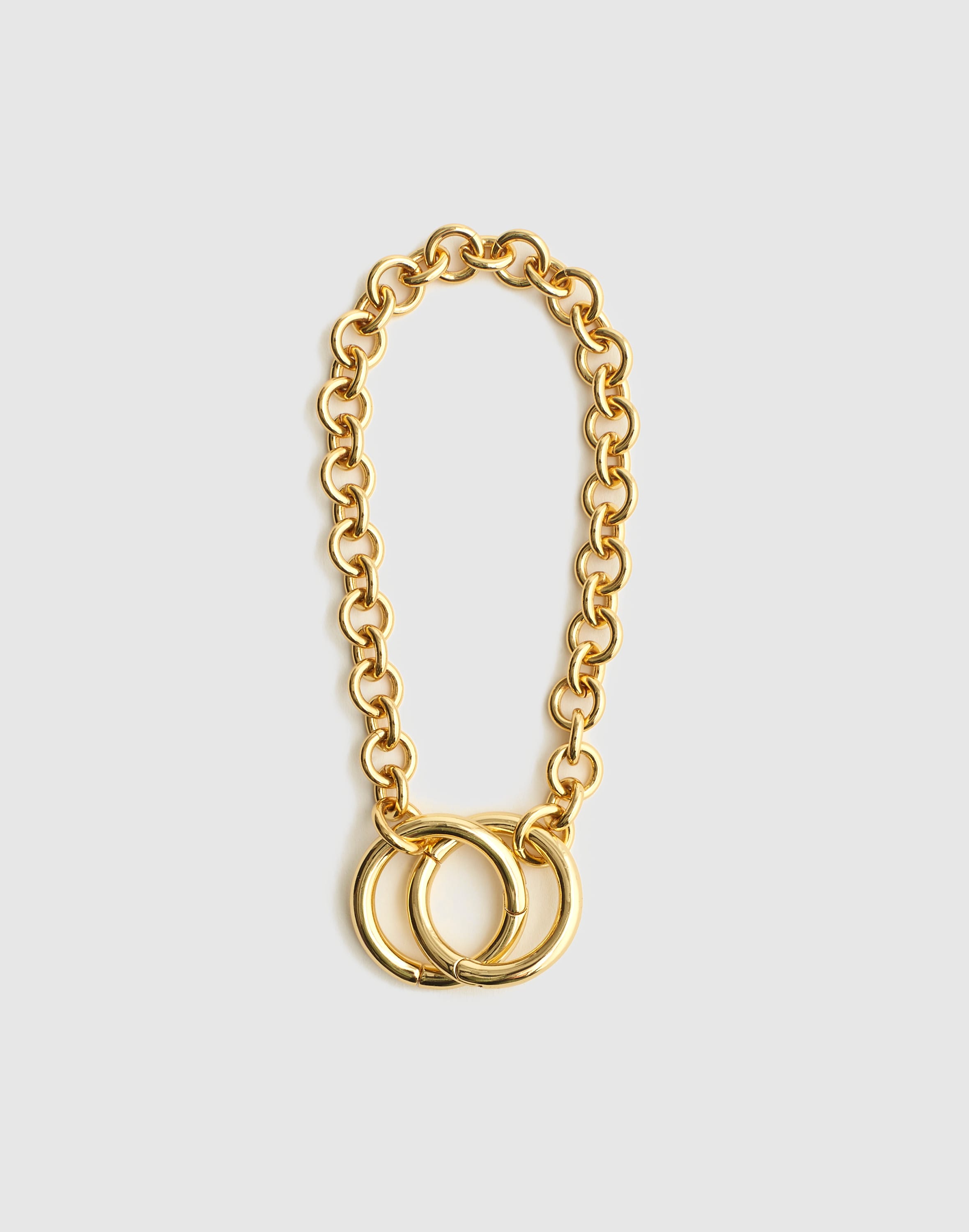Madewell Chain-link Bag Charm In Gold