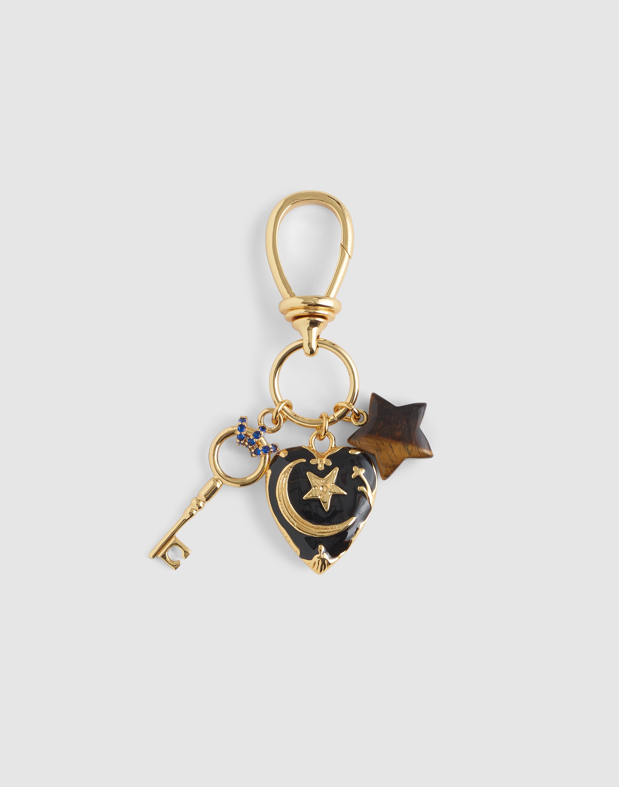 Madewell Key Cluster Bag Charm In Gold