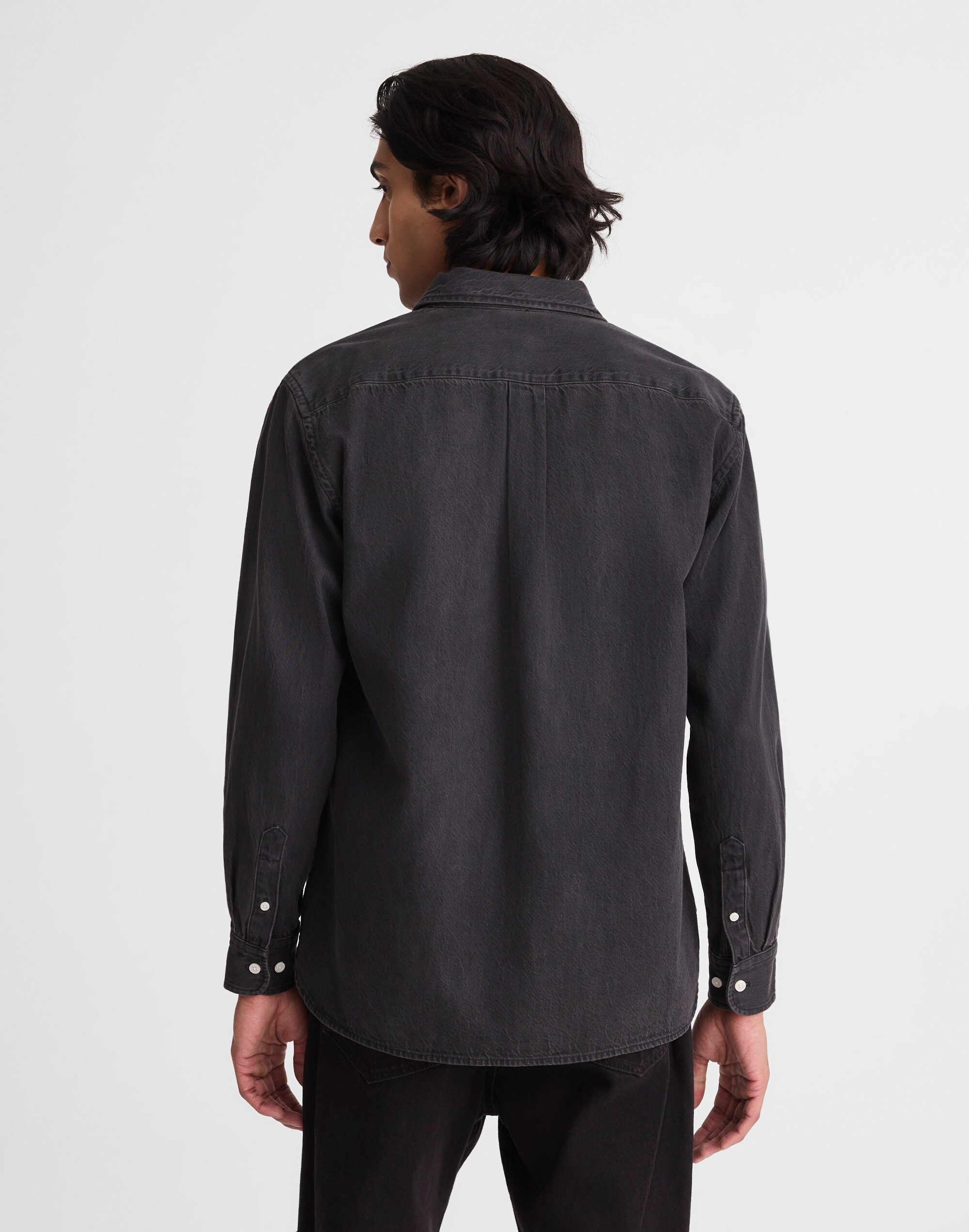 Single-Pocket Shirt in SoftFade Denim