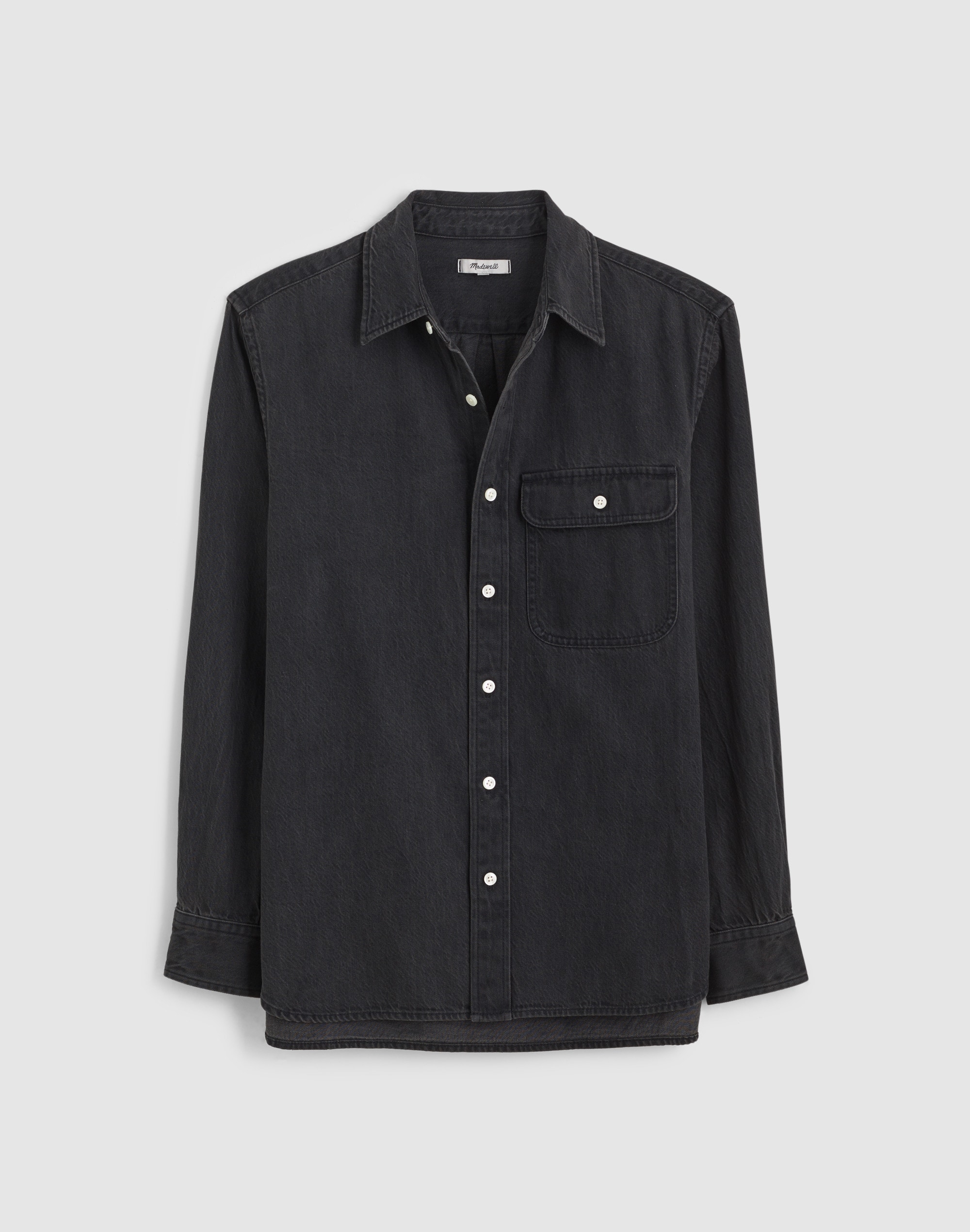 Single-Pocket Shirt in SoftFade Denim