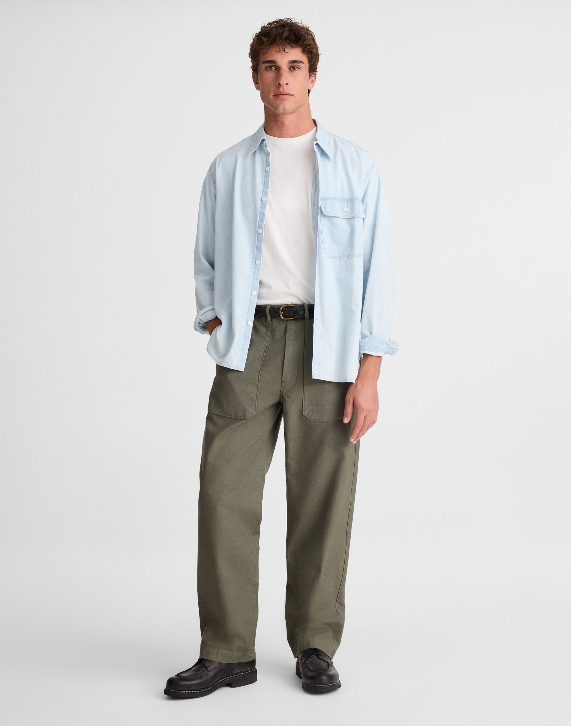 Work Shirt in Japanese Chambray
