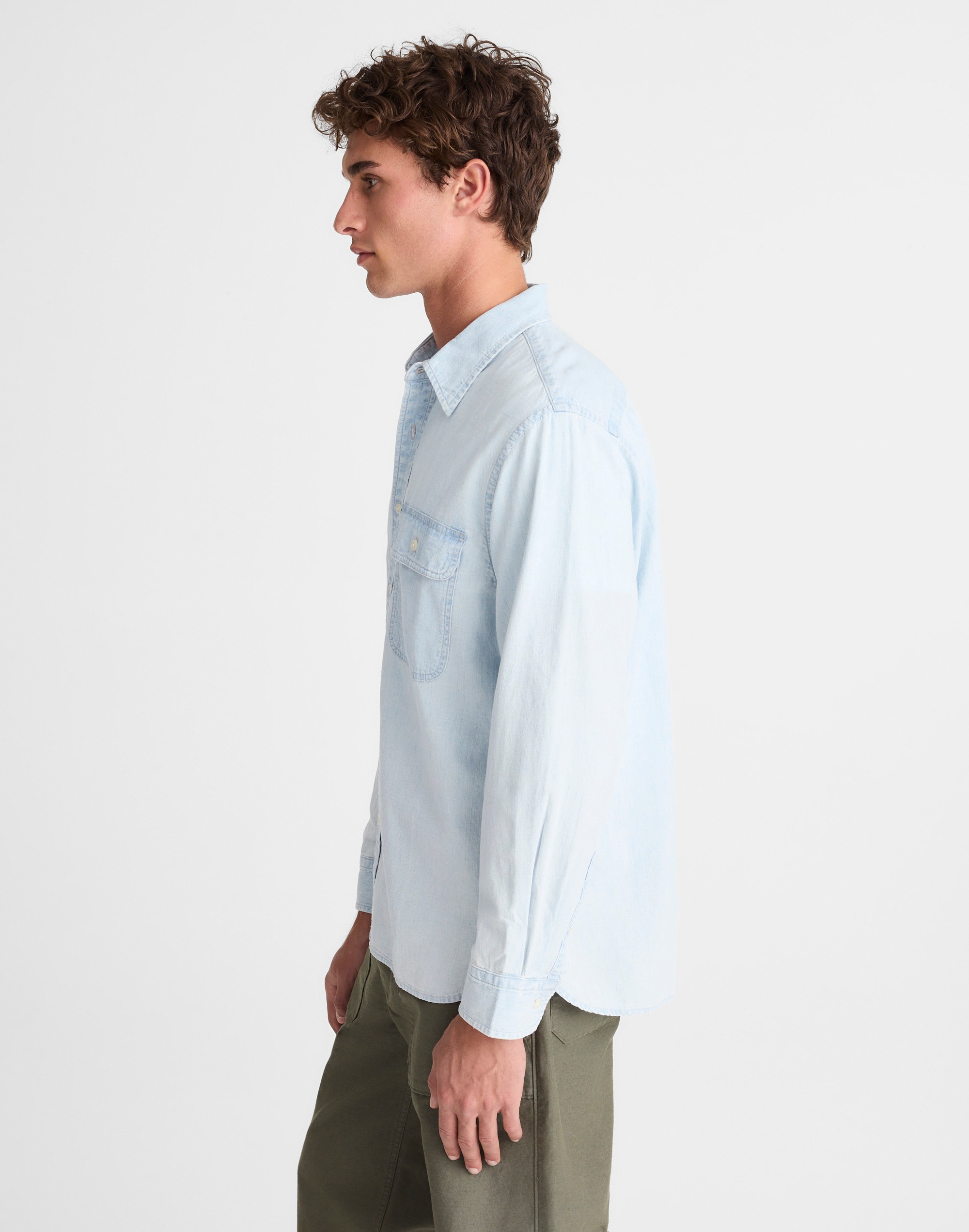 Work Shirt in Japanese Chambray