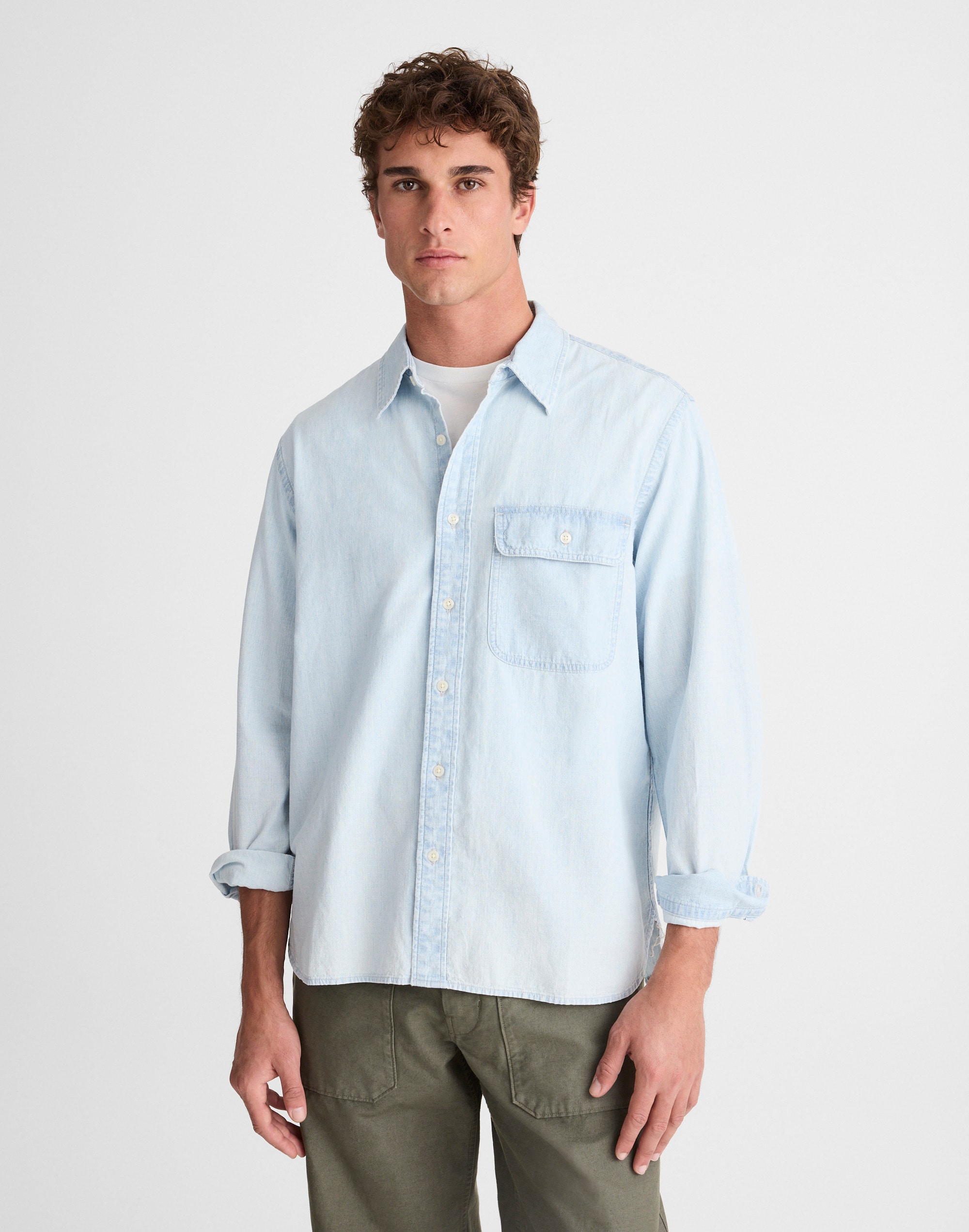 Work Shirt in Japanese Chambray