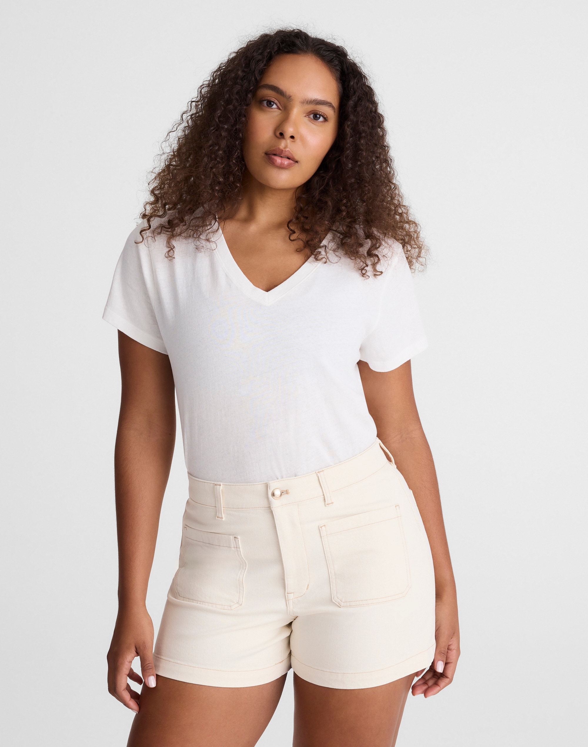 Madewell Emmet Shorts In Vintage Canvas