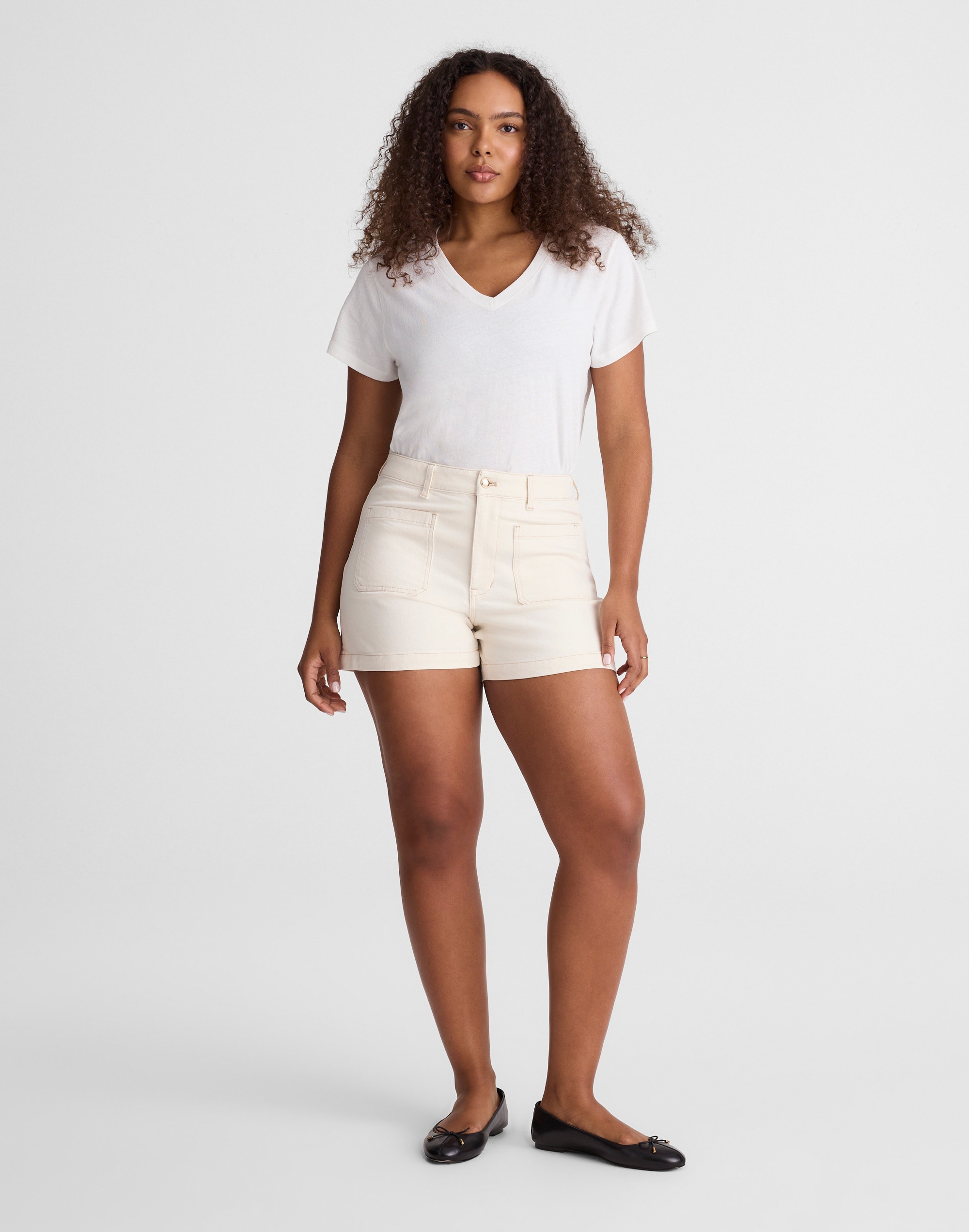 Madewell Emmet Shorts In Vintage Canvas
