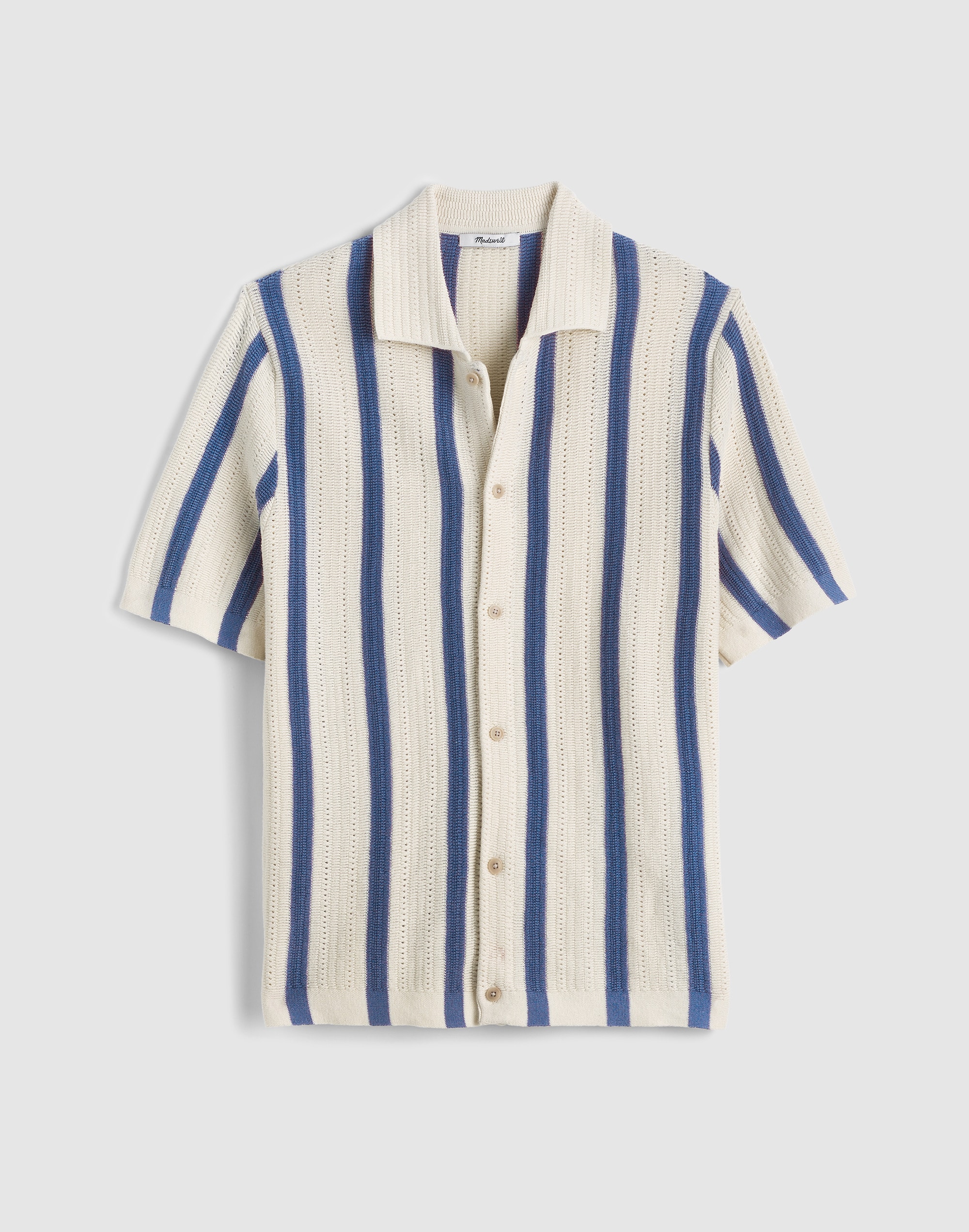 Button-Up Sweater Polo in Everyday Cotton