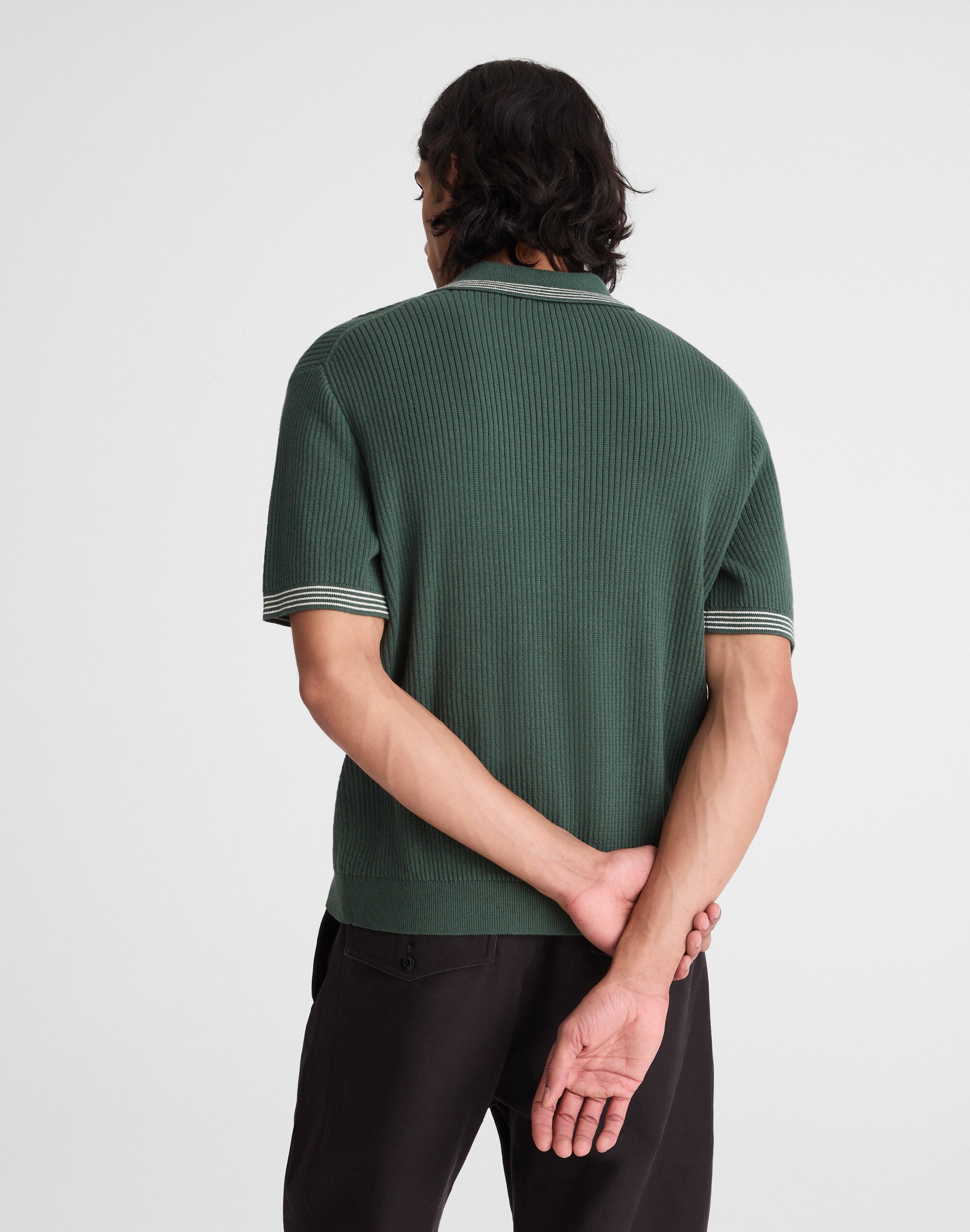 Tipped Sweater Polo
