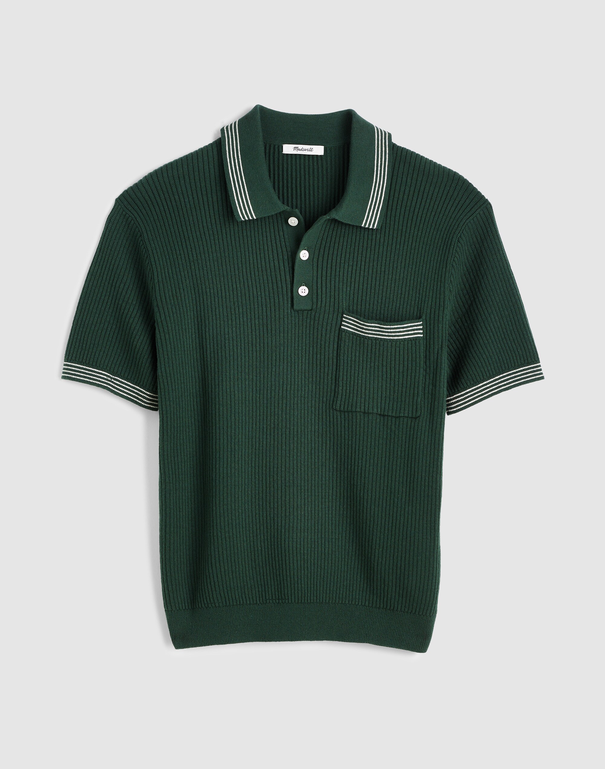 Tipped Sweater Polo