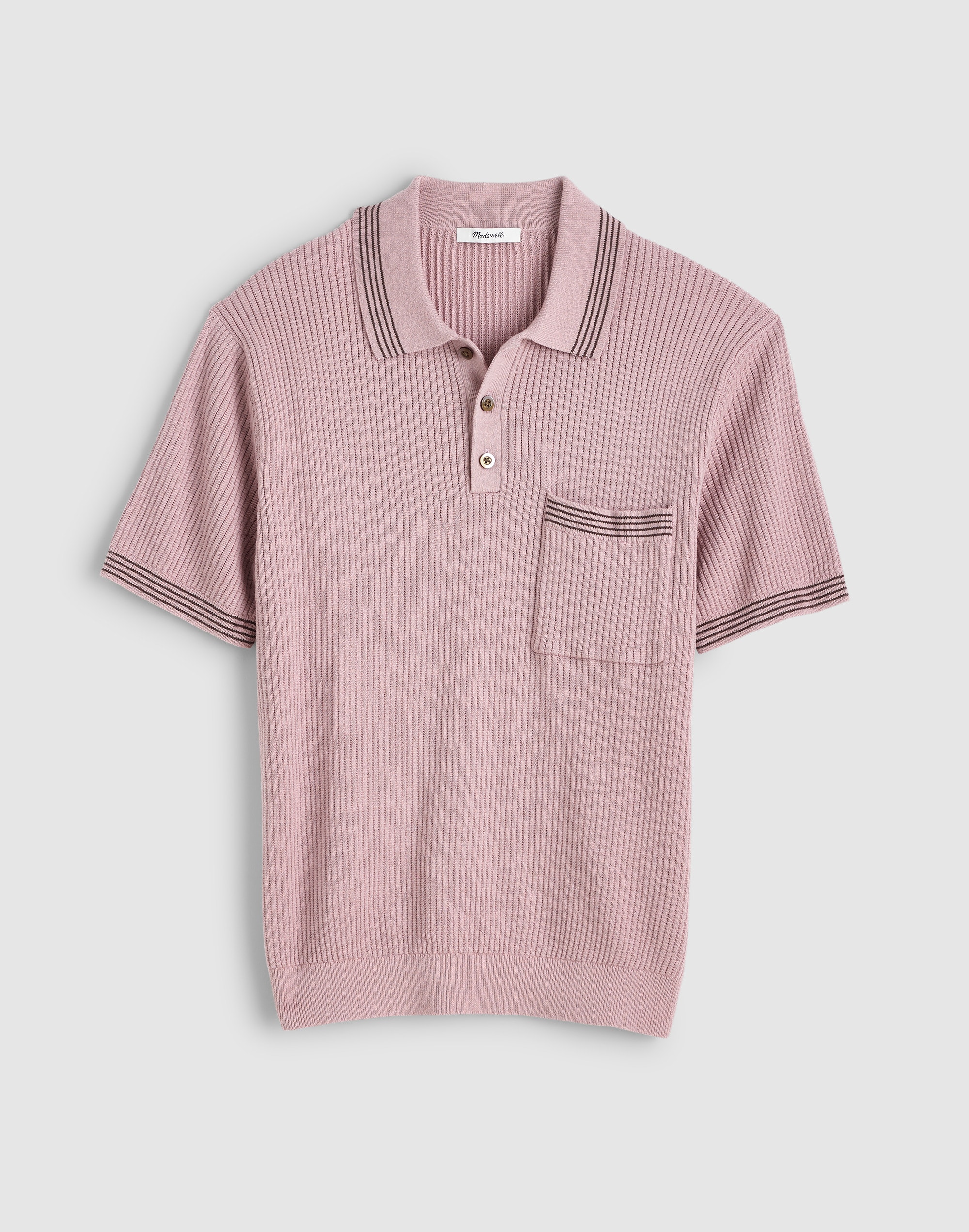 Tipped Sweater Polo