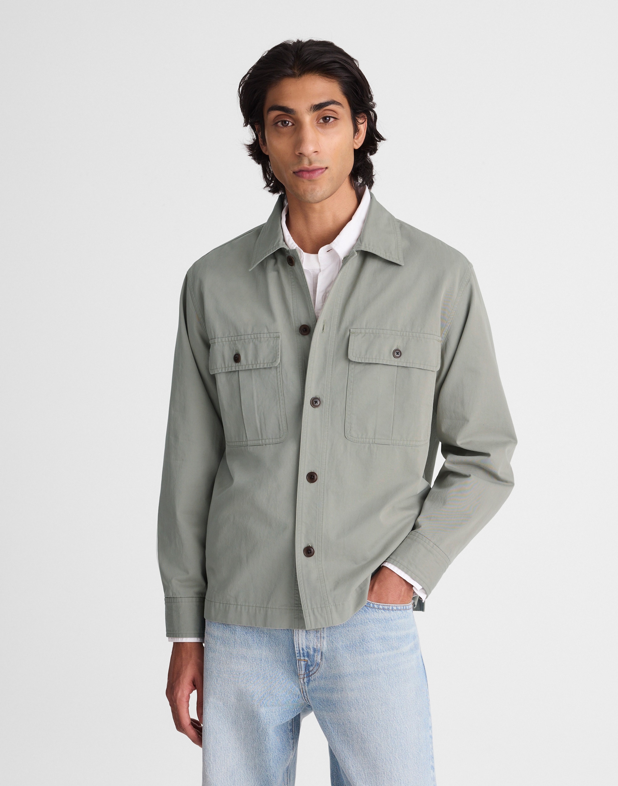 Overshirt in Uniform Twill